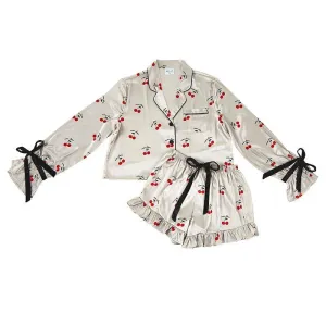Short PJ   Velvet Ties - Mon Cheri: Small