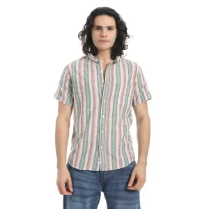 Short_Sleeves_Striped_Shirt_-_Beige,_Green_and_Light_Brown