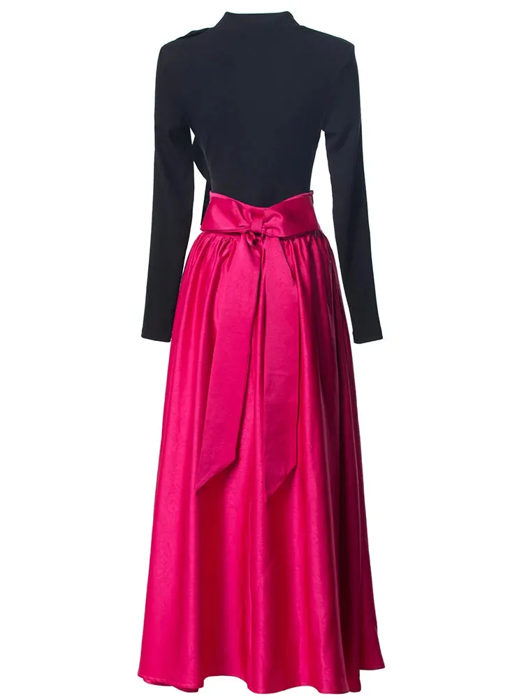 Sierra Appliques Ruffles Tops   Bow Skirt High Street  2 piece Set