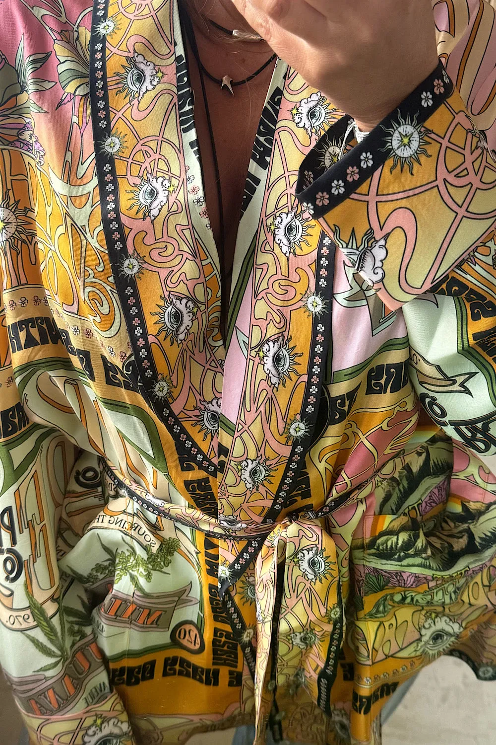 SILK ROBE JACKET