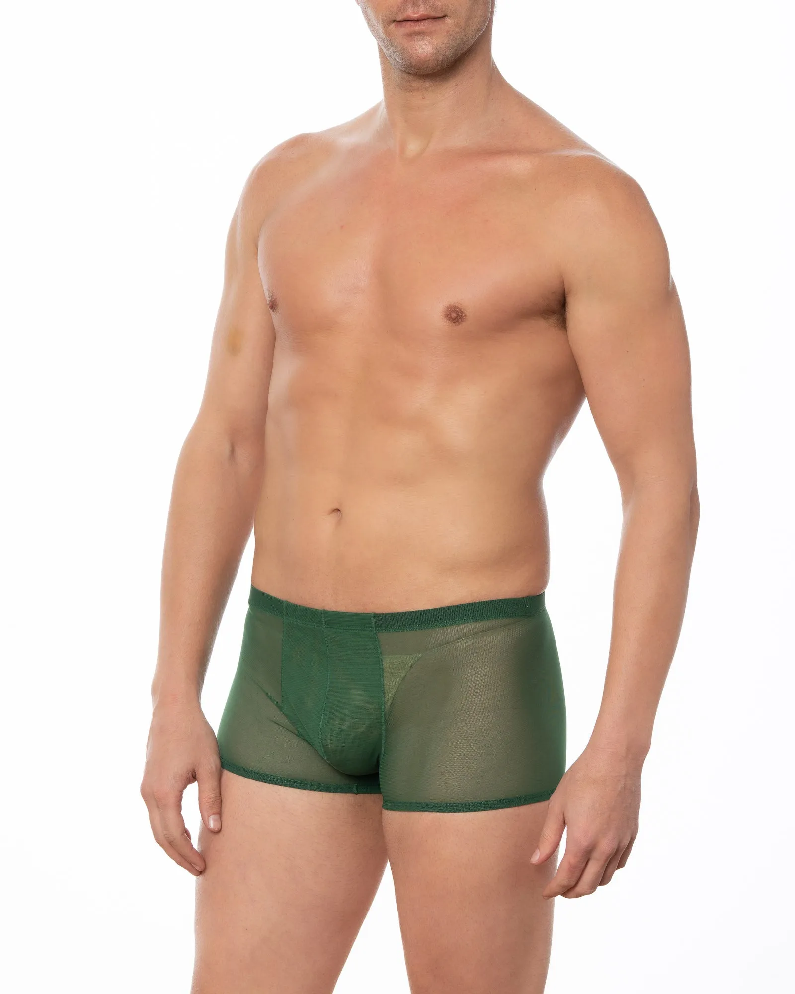 Sky Blue - GRANT Sheer Mesh Boxer Brief