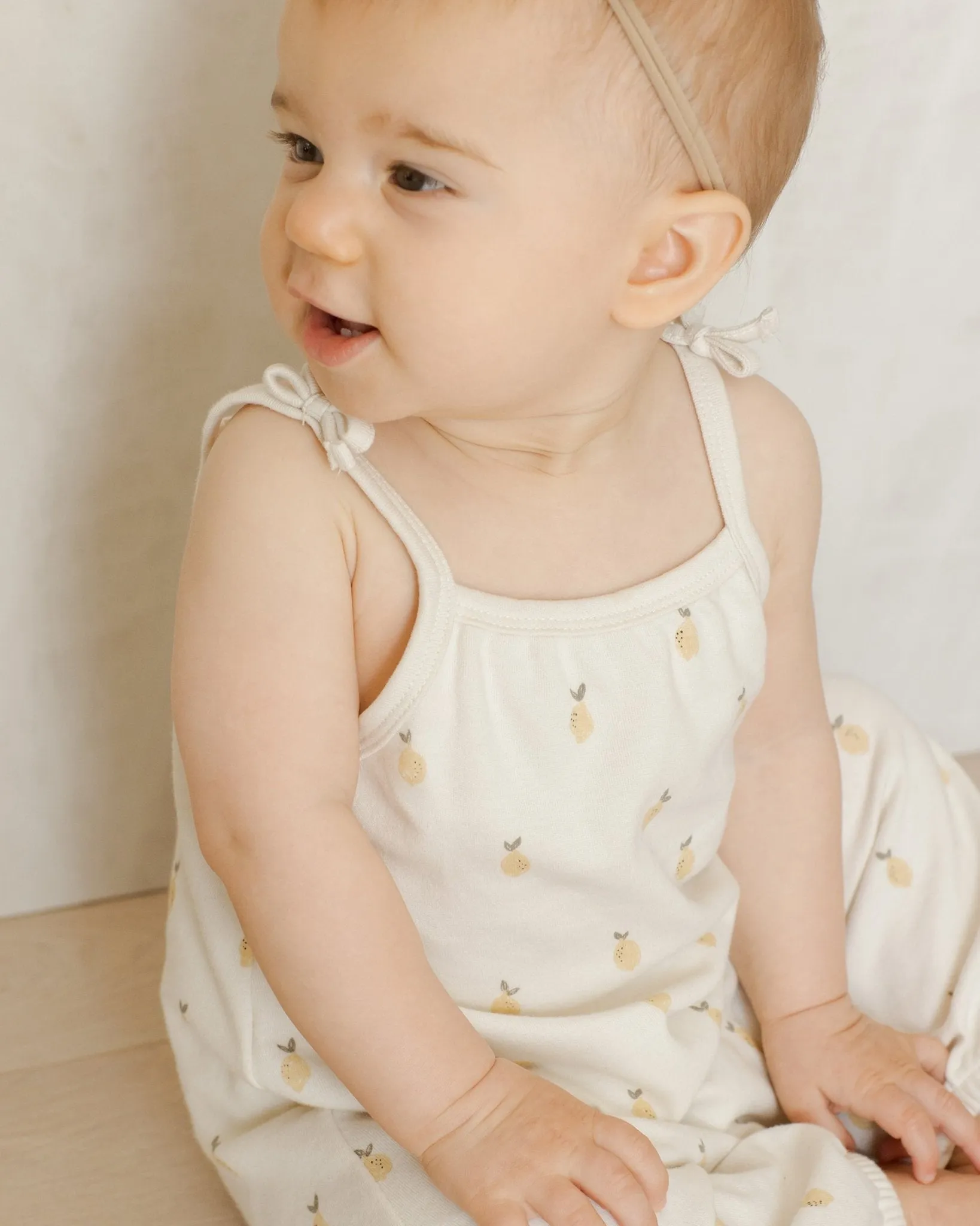 Smocked Jumpsuit || Lemons*