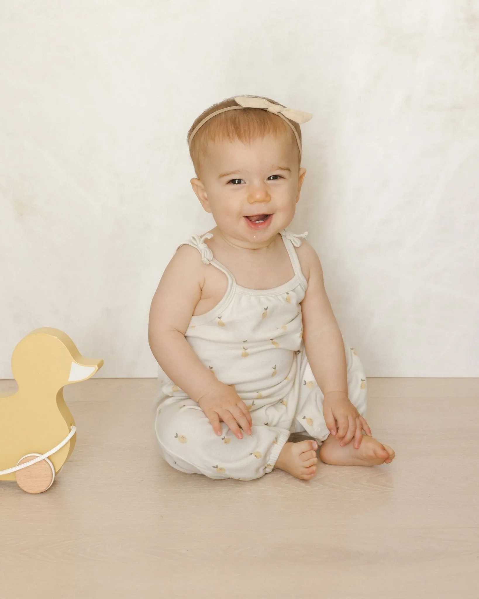 Smocked Jumpsuit || Lemons*