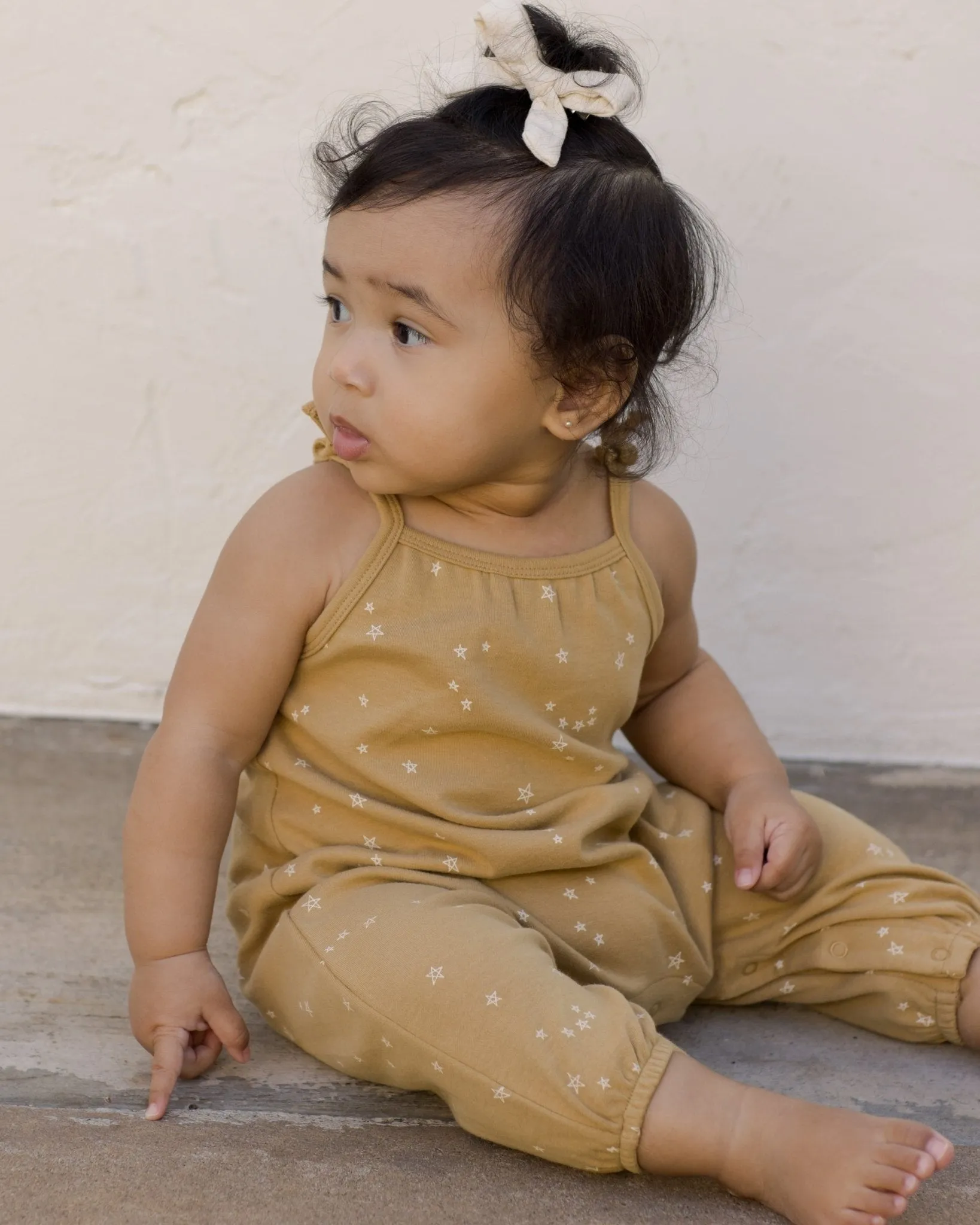 Smocked Jumpsuit || Stars