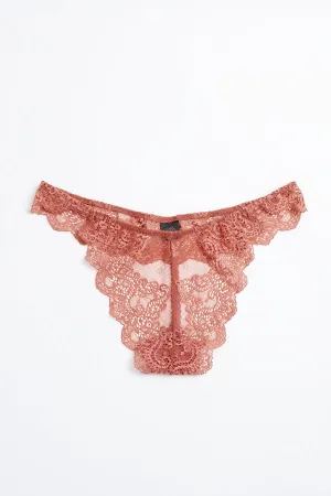 SO FINE LACE THONG