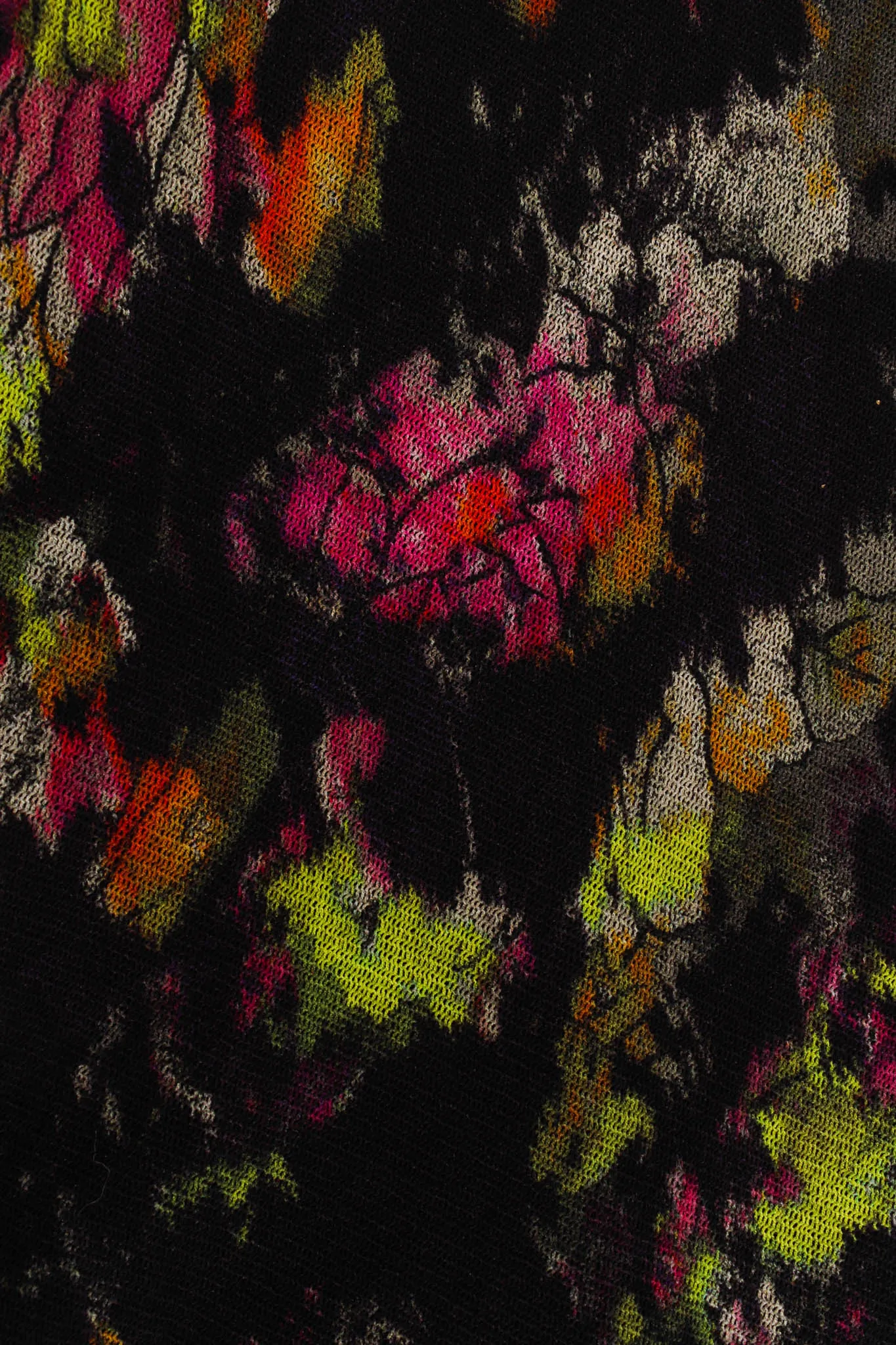 Soleil Floral Foliage Mesh Dress