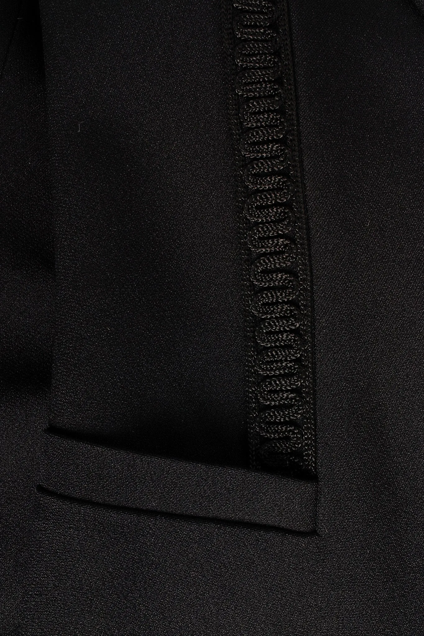 Soutache Braid Geo Mesh Blazer