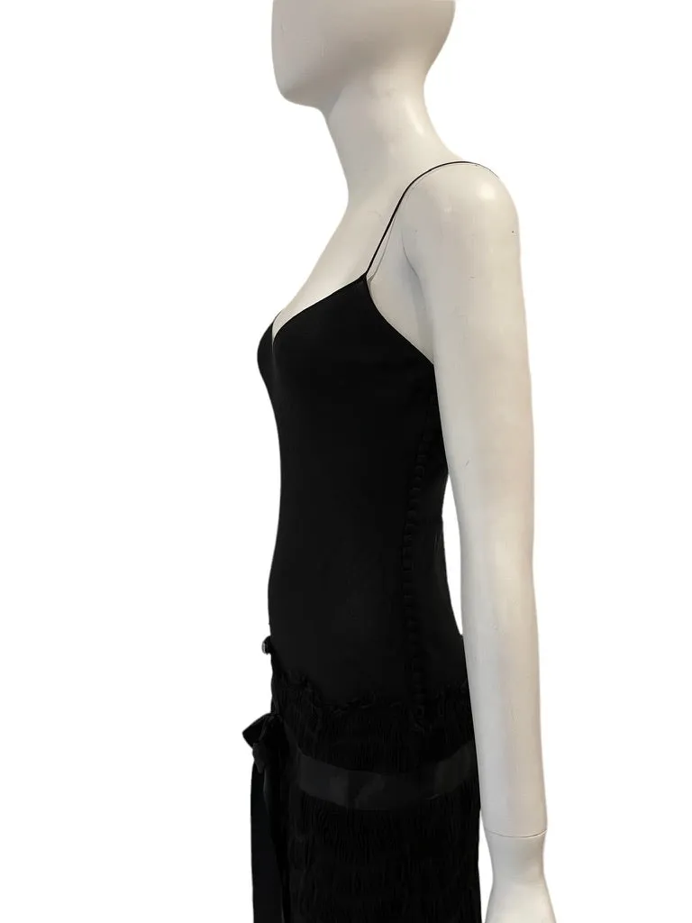 S/S 2004 CHRISTIAN DIOR by Galliano Sheer Drop Waist Slip Dress Unworn