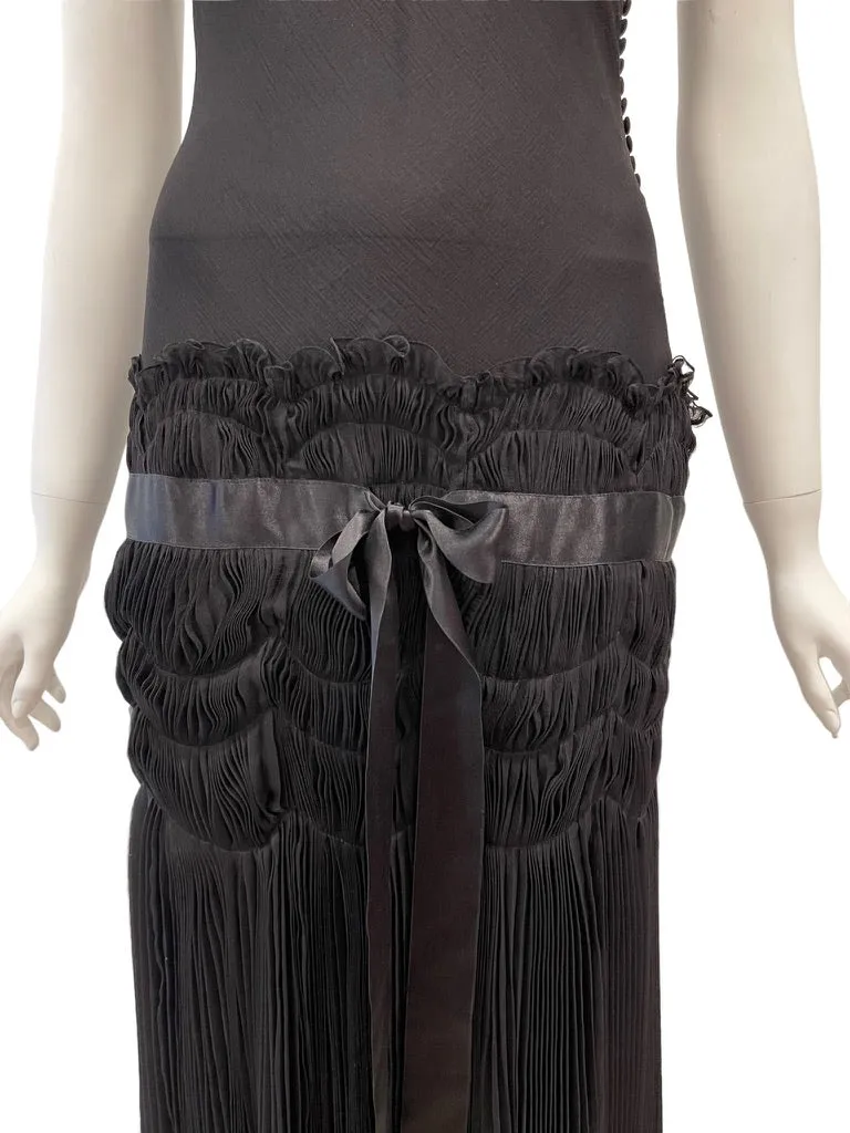 S/S 2004 CHRISTIAN DIOR by Galliano Sheer Drop Waist Slip Dress Unworn
