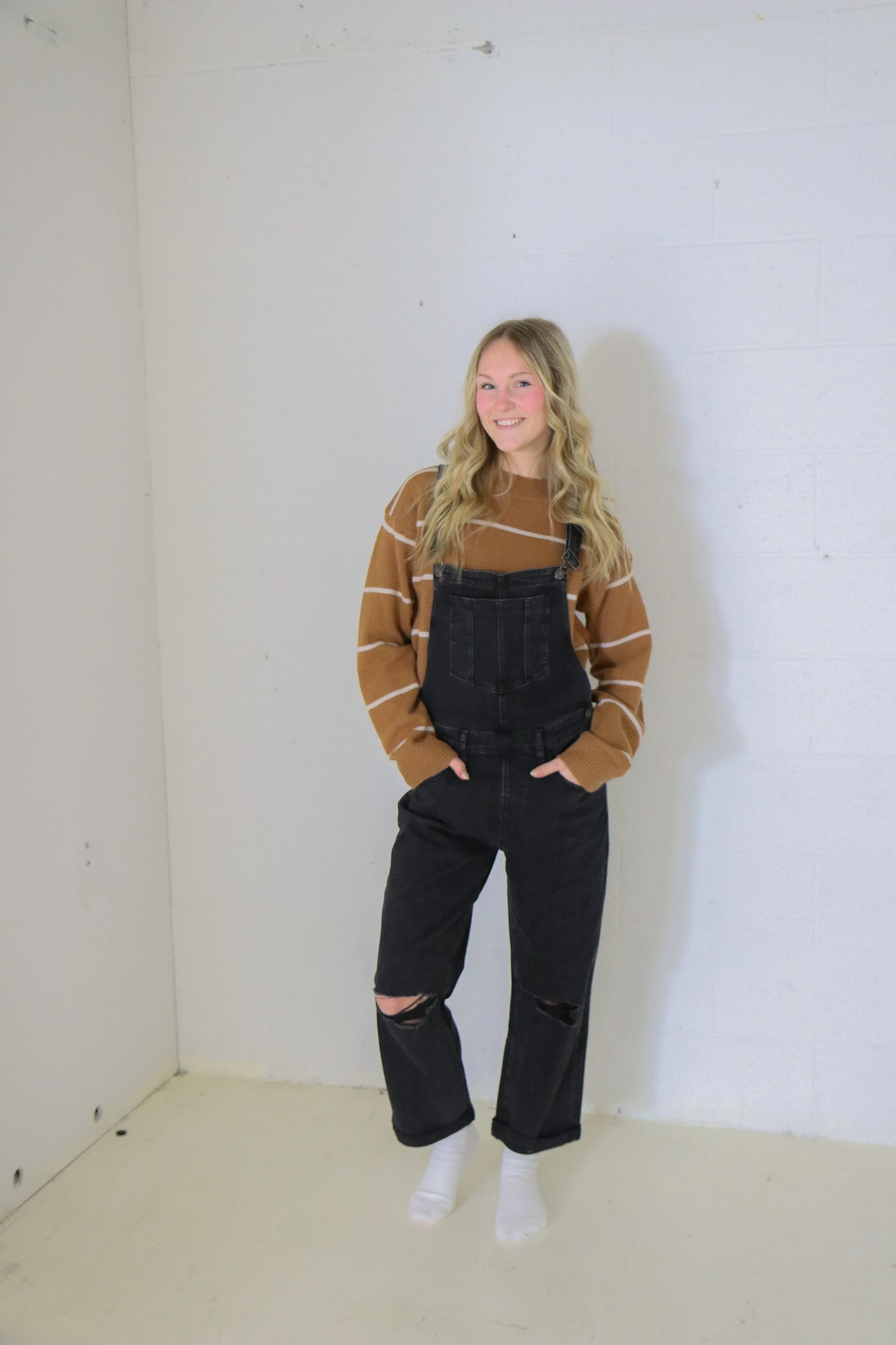 Stretch Boyfriend Overalls