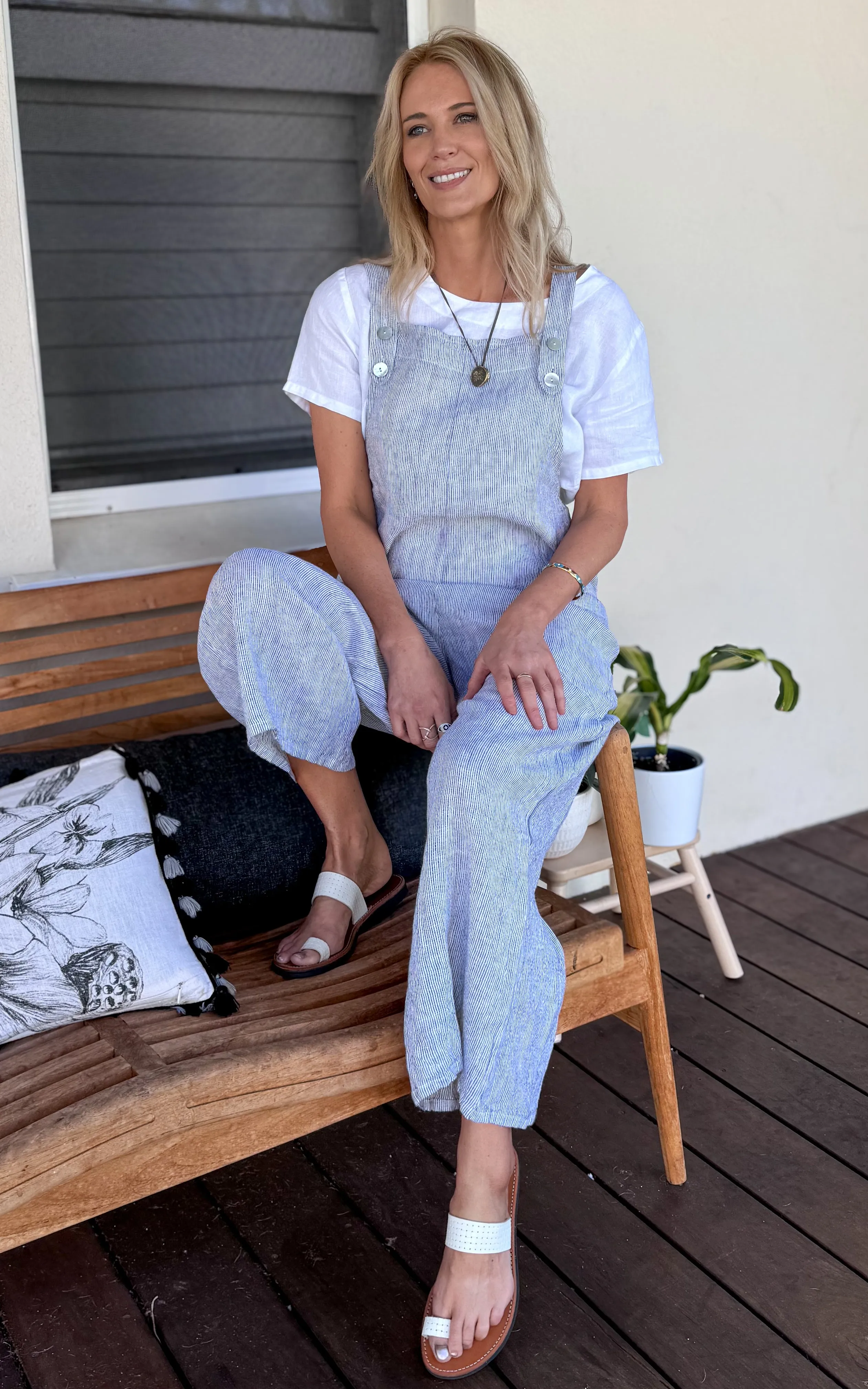 Stripe Jenny Jumpsuit