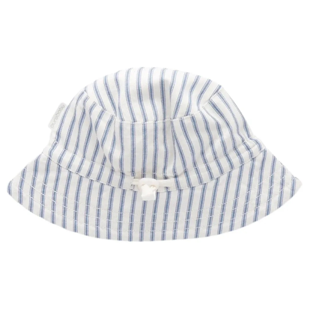 Striped Bucket Hat - Nautical Stripe