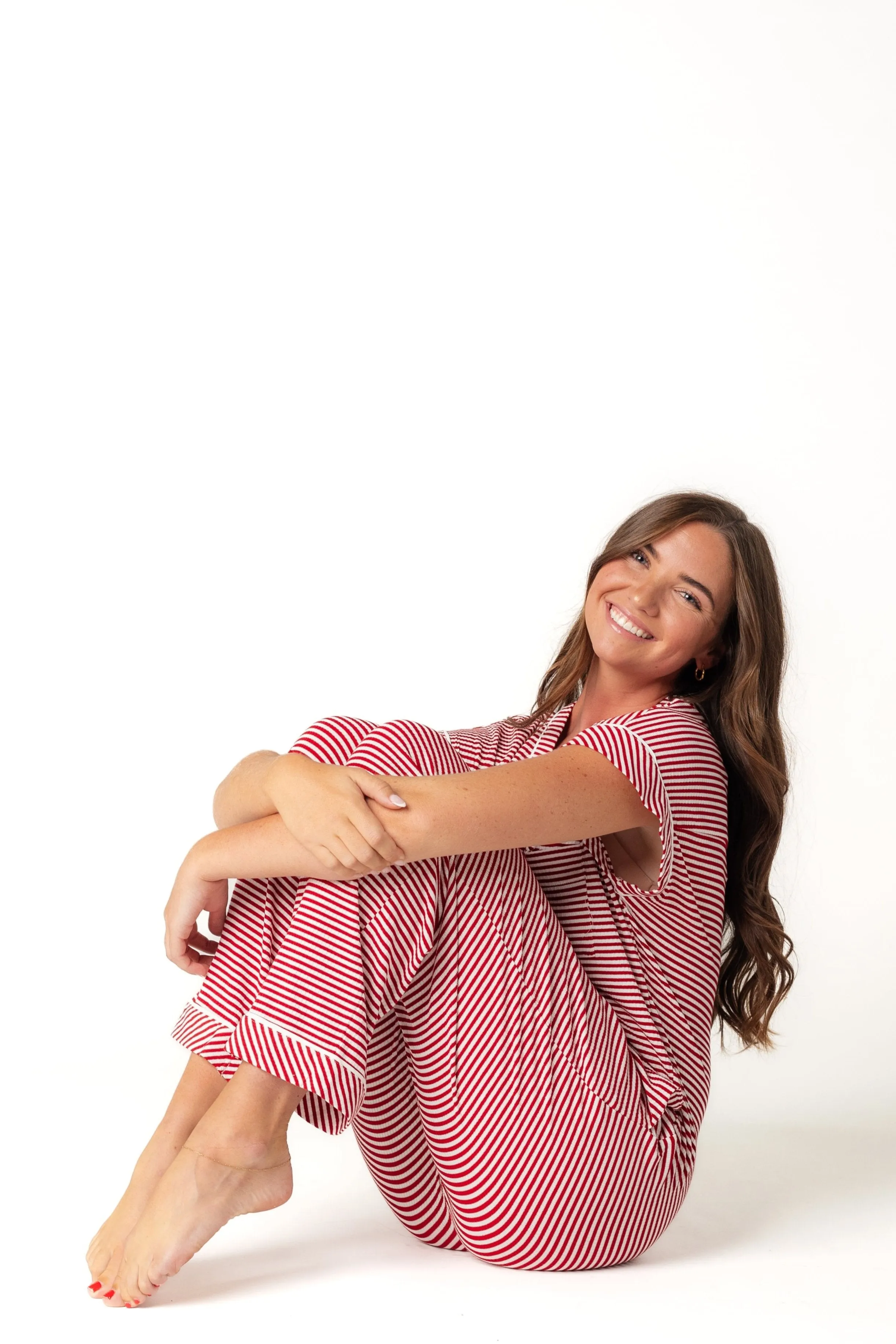 Striped Onesie Pajama - Petite