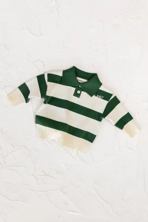 Striped Pullover - Green