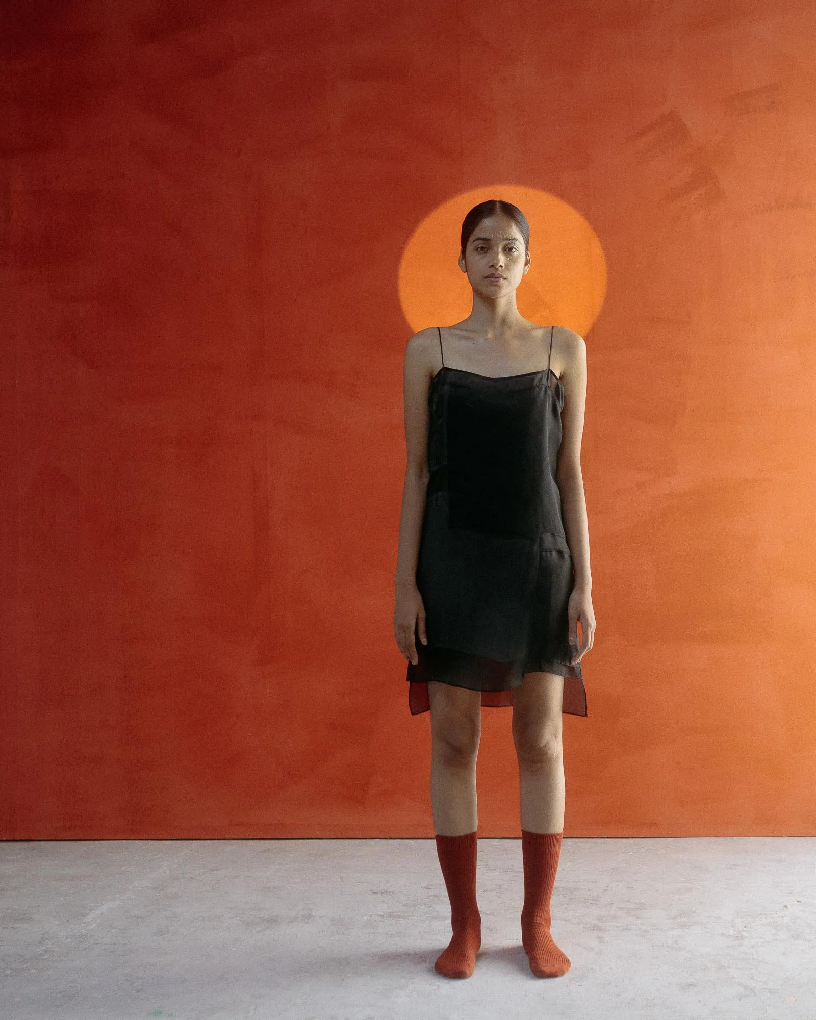 Summer Dress Short Silk Anurati-Moss-Black-Rust-Clay-Midnight-Ivory-Tan-24-Fashion edit Satori Vana-Ituvana