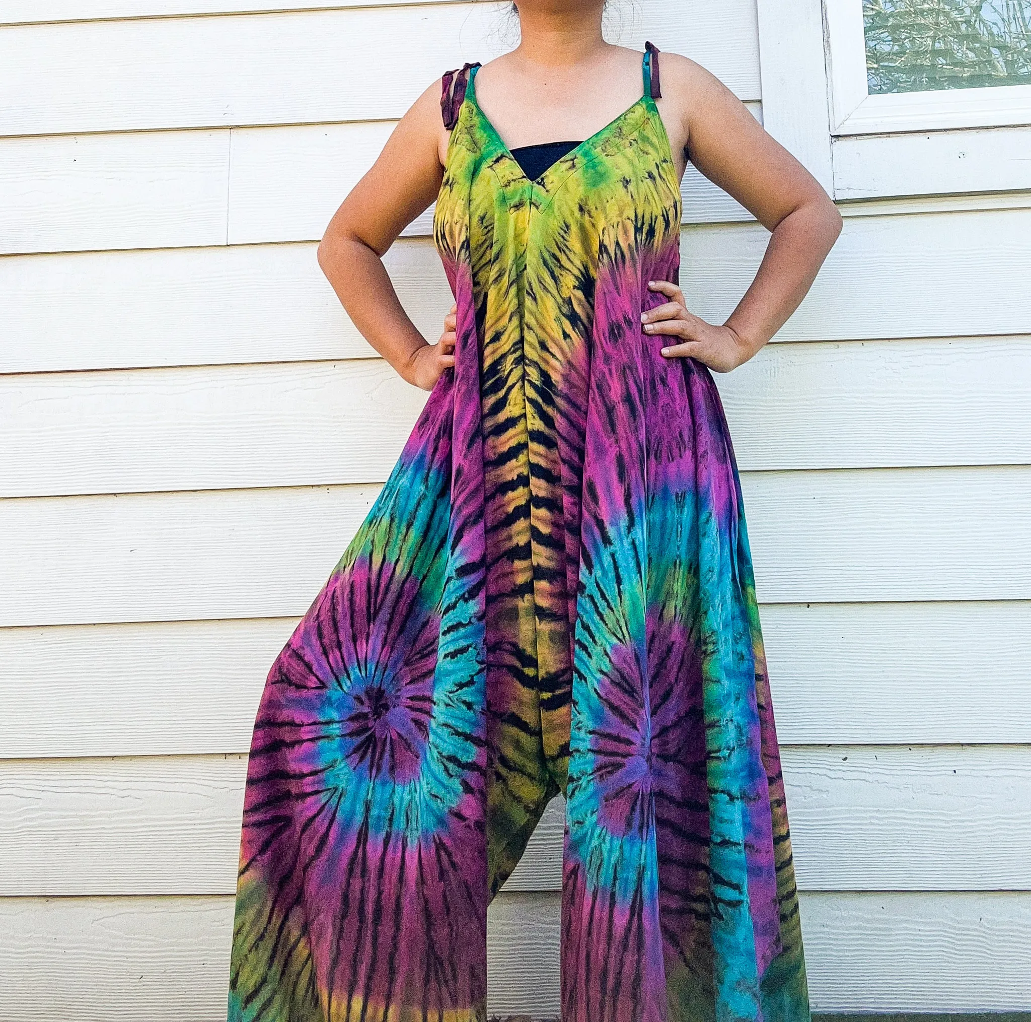Sun & Moon Boho Hippie Jumpsuit