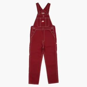 Supreme Nike Cotton Twill Overalls Burgundy