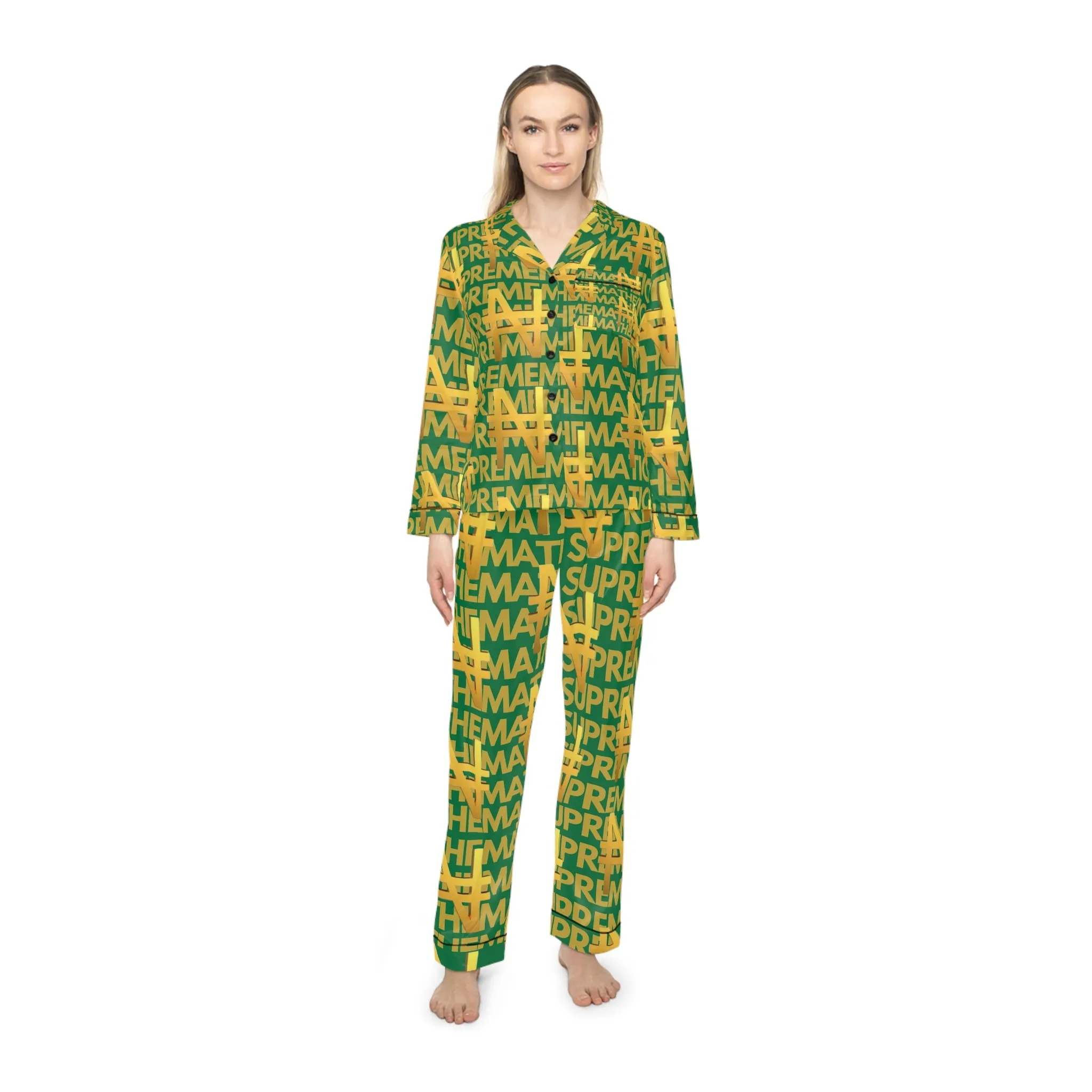 SUPREMEMATHEMATICS NAIRA SATIN PAJAMAS