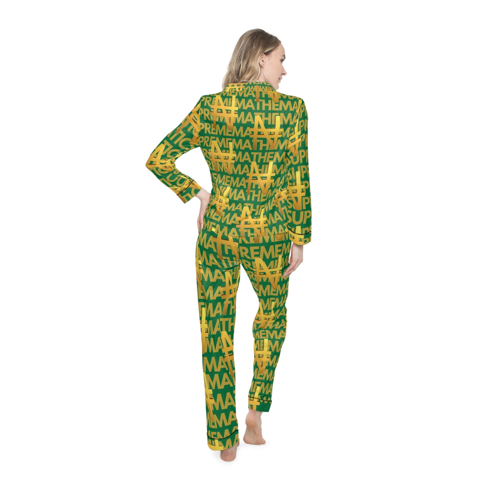 SUPREMEMATHEMATICS NAIRA SATIN PAJAMAS