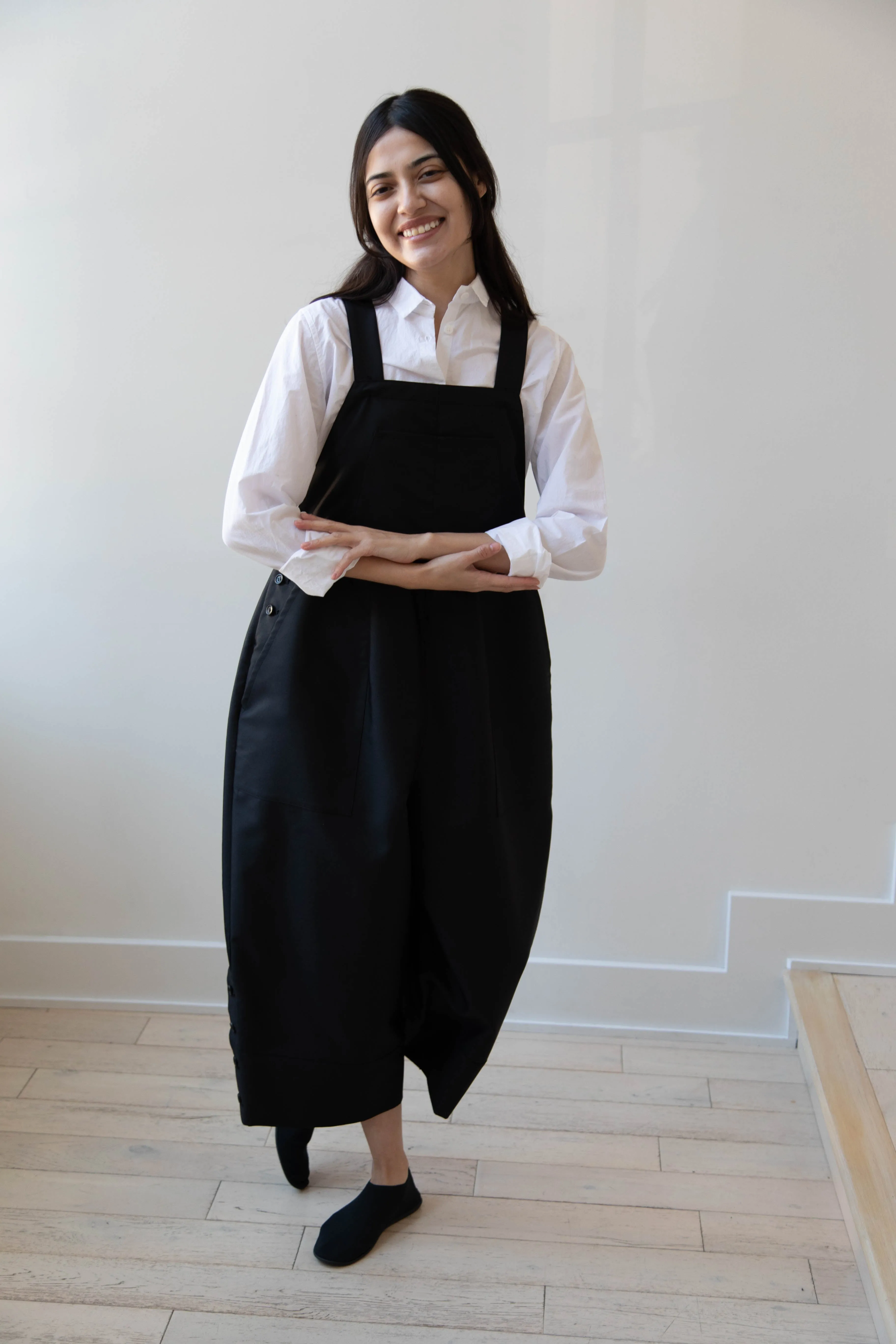 Tenne Handcrafted Modern | Egg Overalls in Black