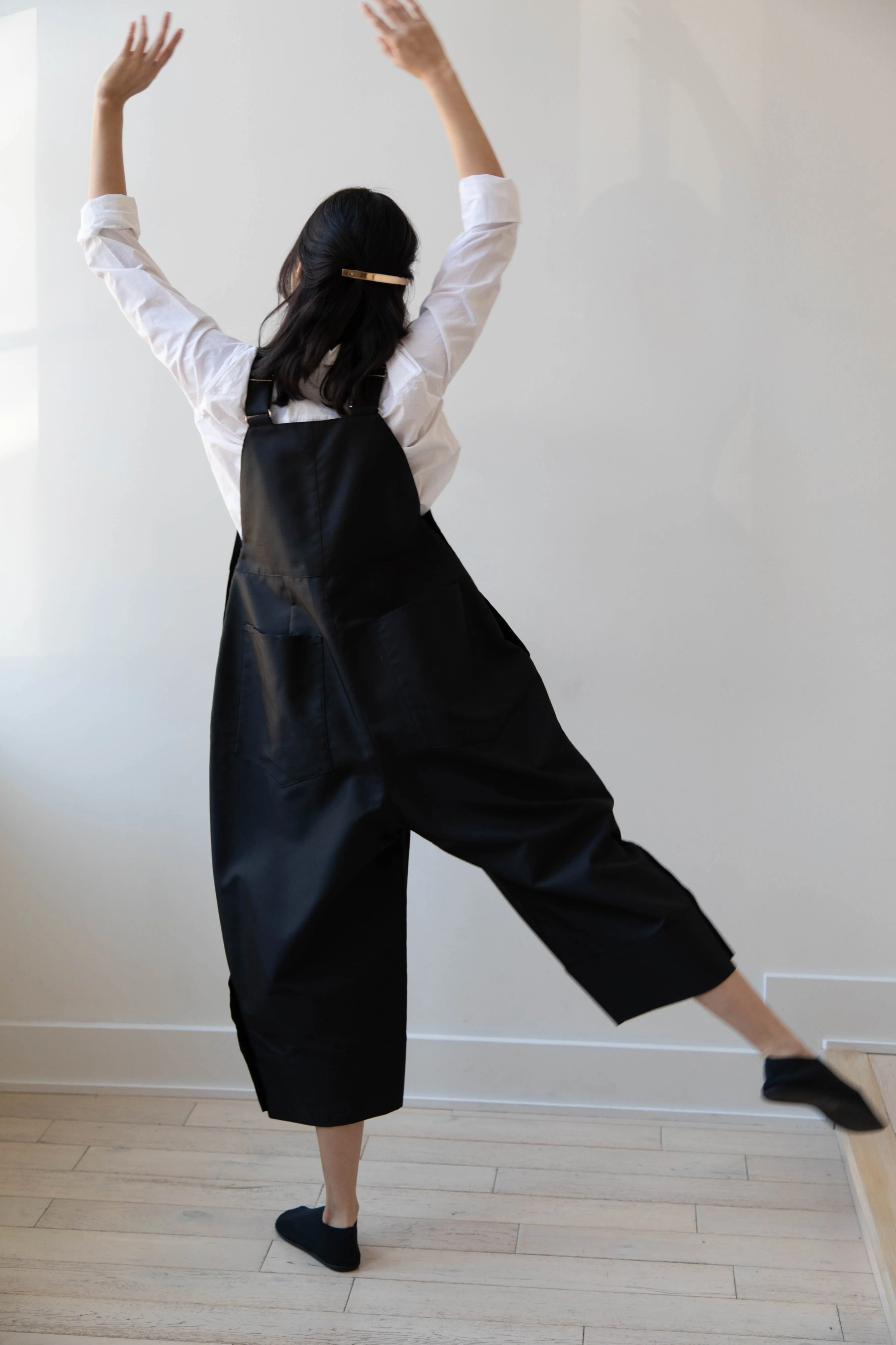 Tenne Handcrafted Modern | Egg Overalls in Black