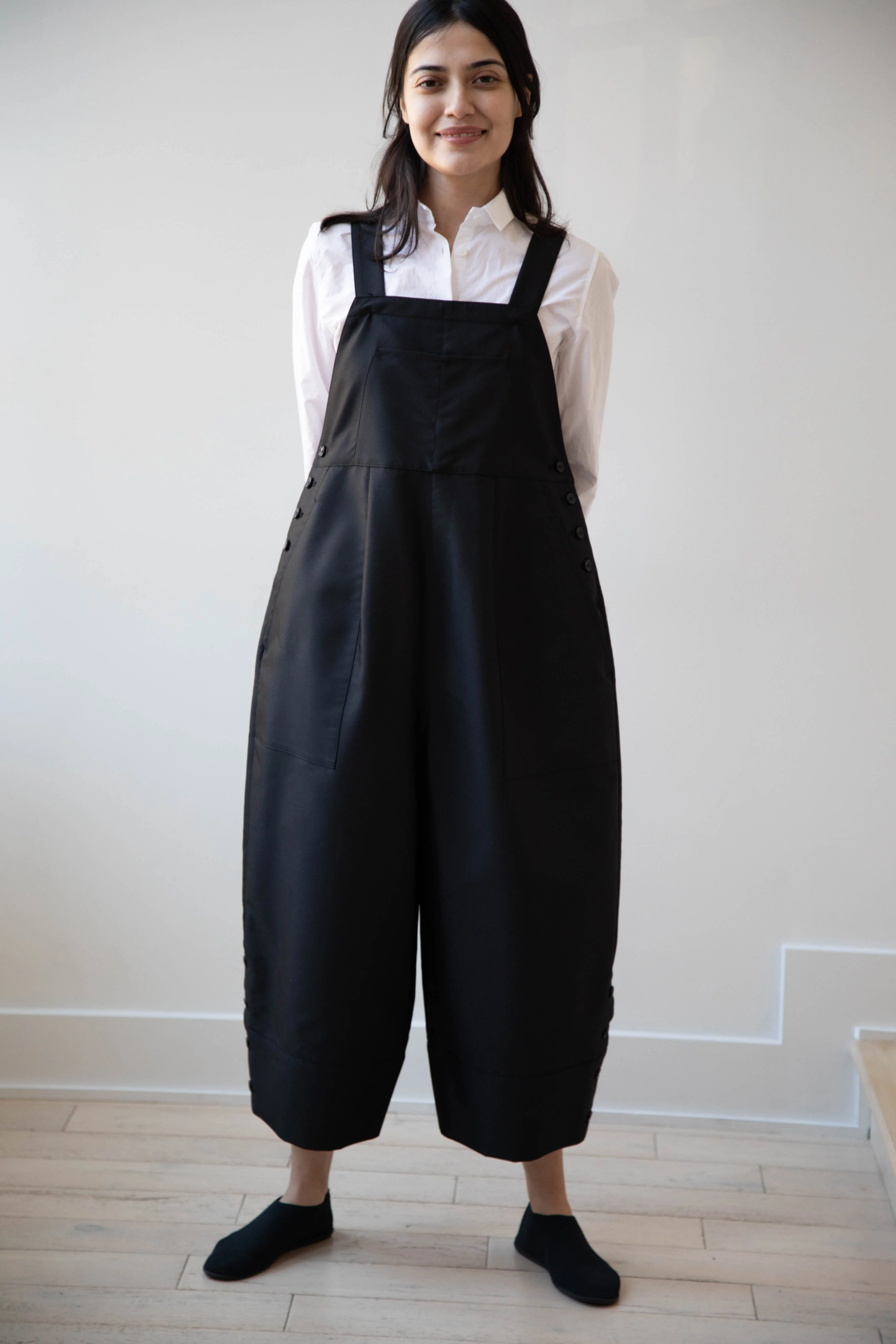 Tenne Handcrafted Modern | Egg Overalls in Black