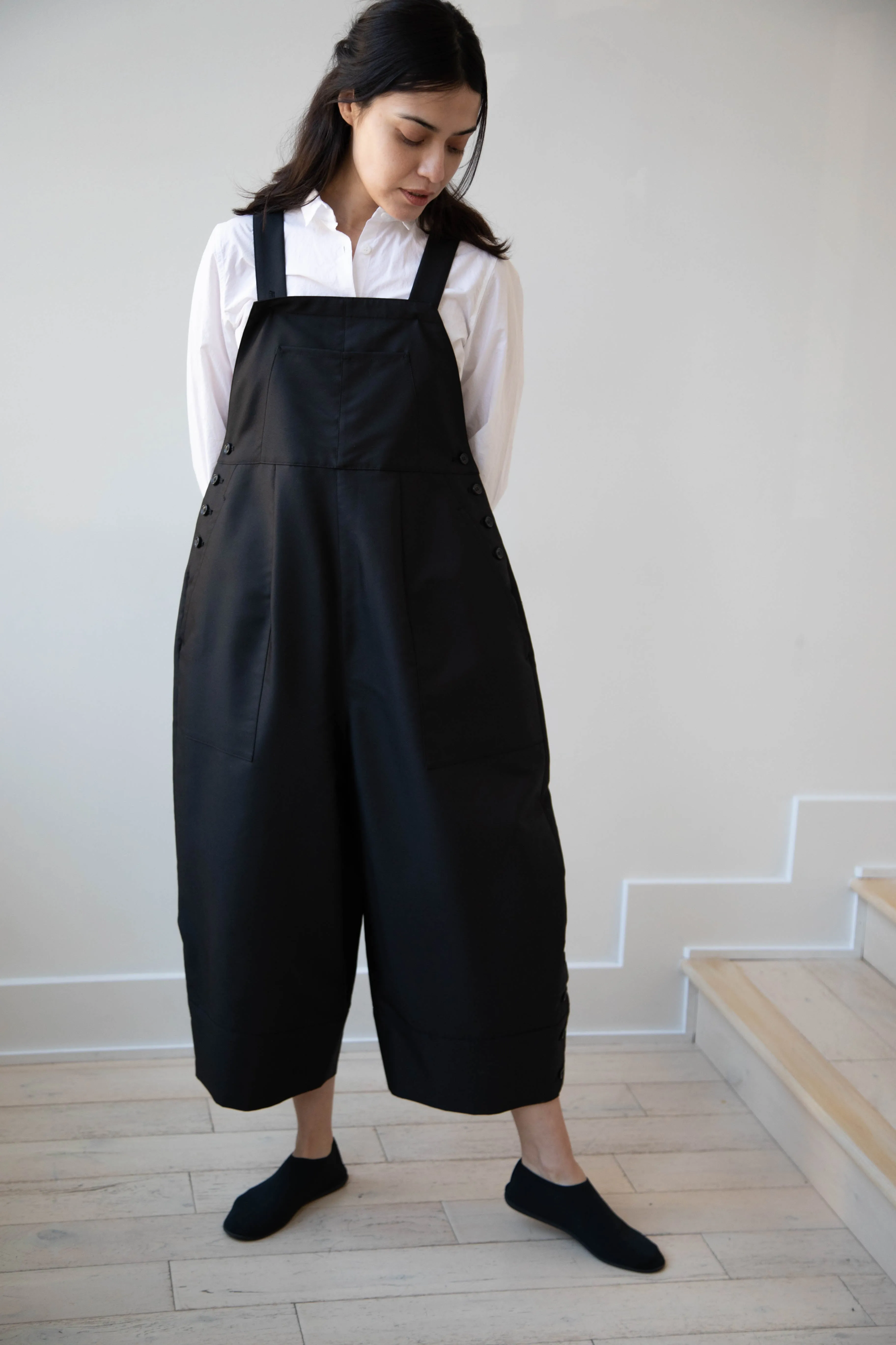 Tenne Handcrafted Modern | Egg Overalls in Black