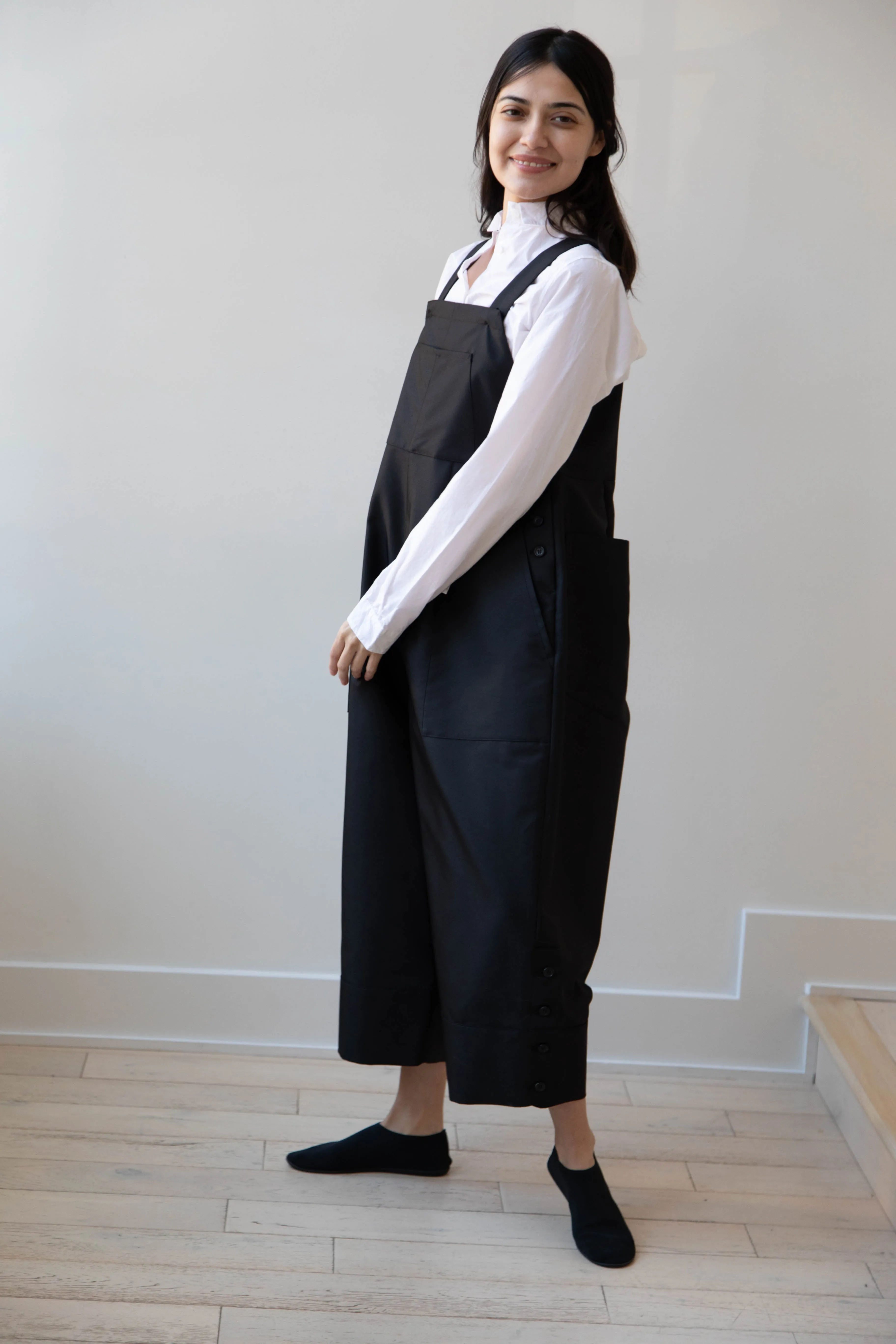 Tenne Handcrafted Modern | Egg Overalls in Black