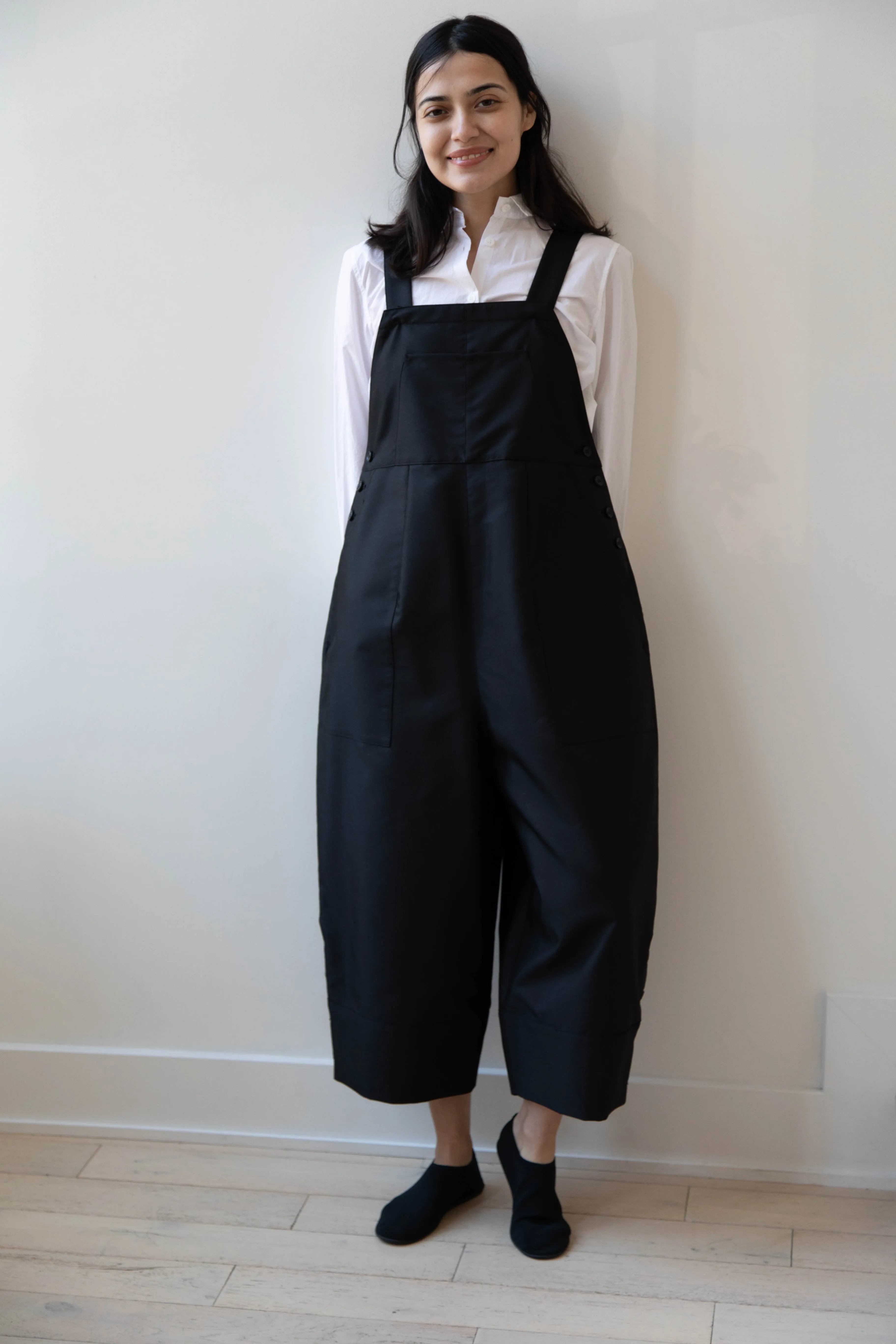 Tenne Handcrafted Modern | Egg Overalls in Black
