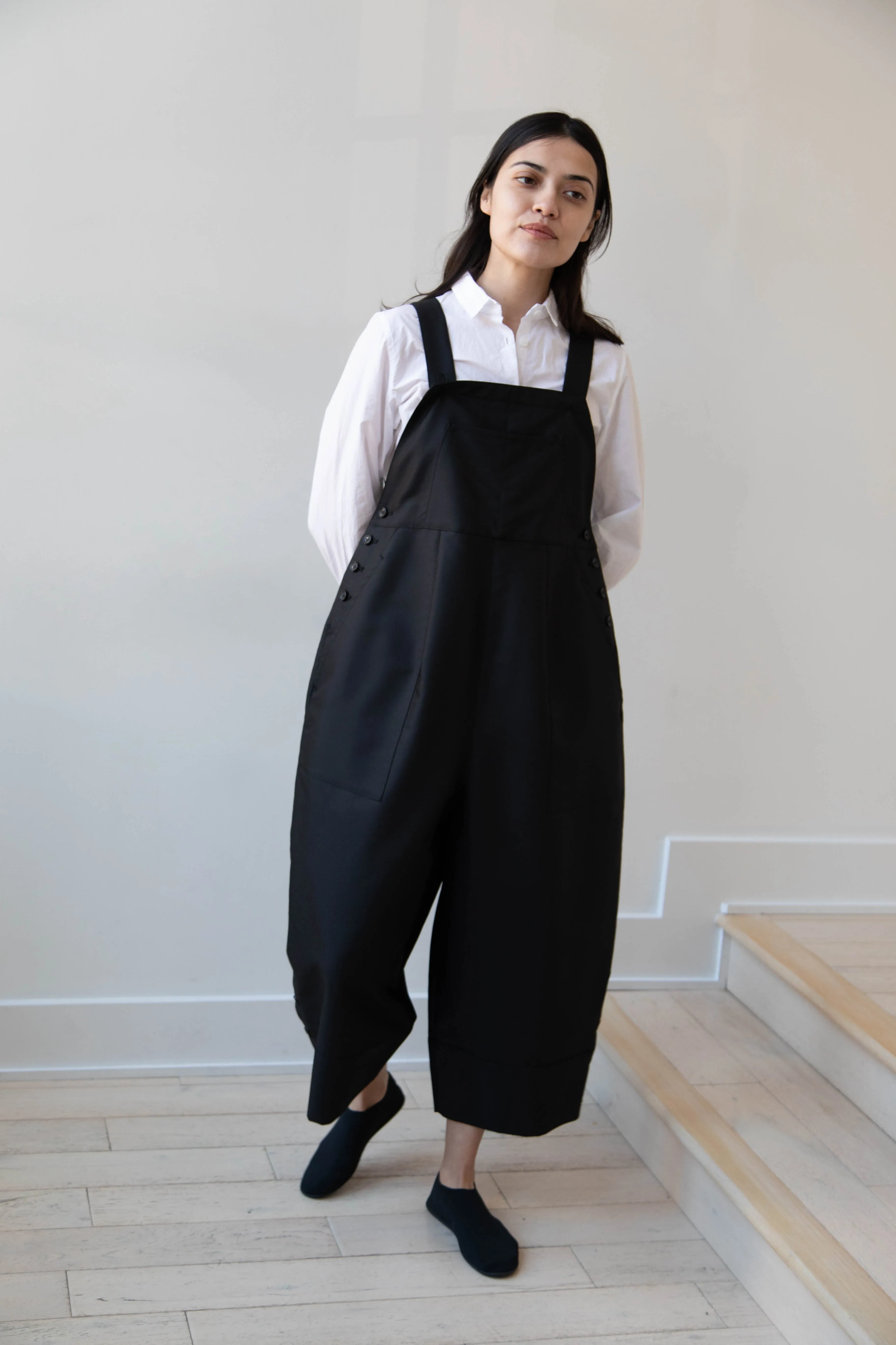 Tenne Handcrafted Modern | Egg Overalls in Black