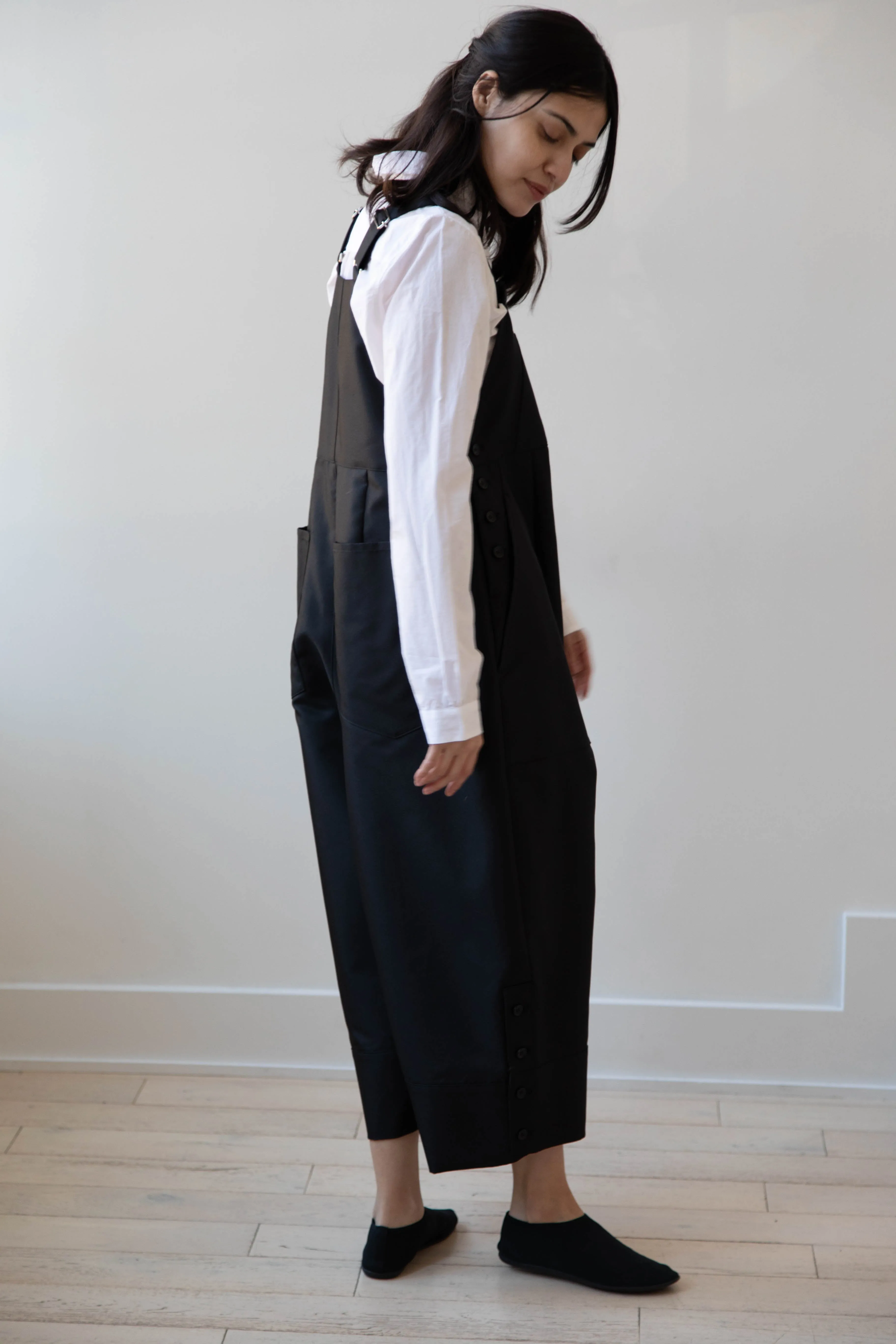 Tenne Handcrafted Modern | Egg Overalls in Black
