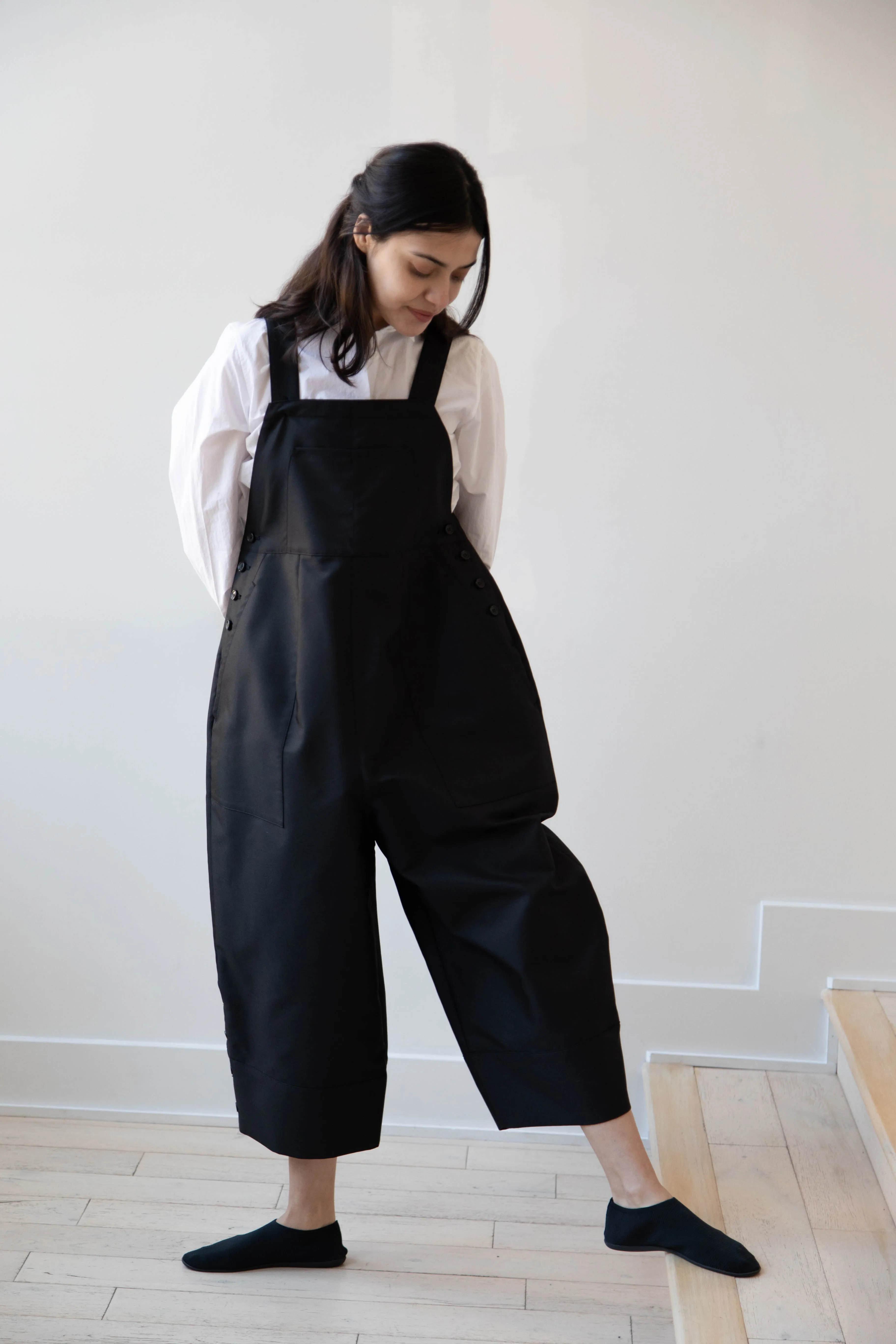 Tenne Handcrafted Modern | Egg Overalls in Black