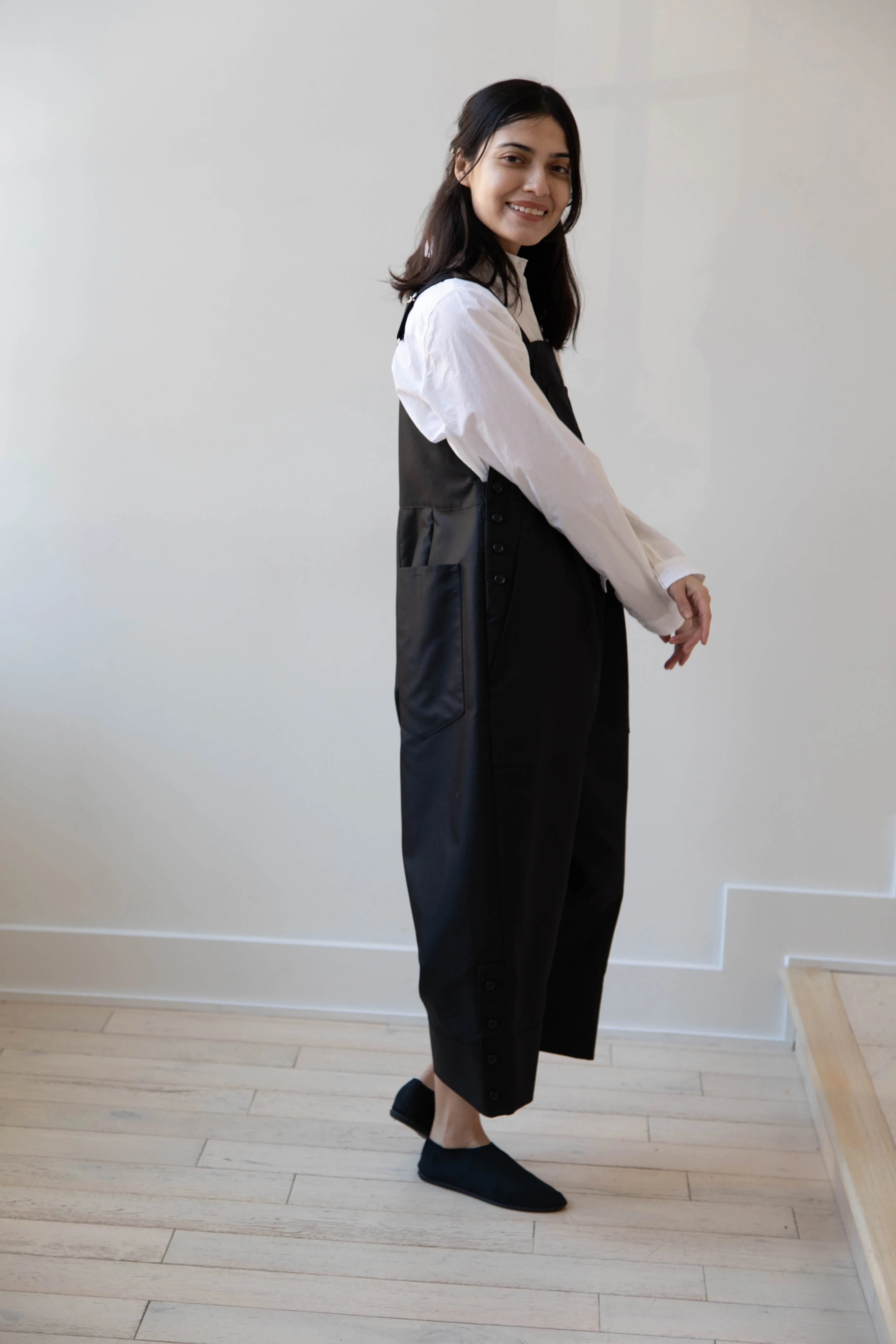 Tenne Handcrafted Modern | Egg Overalls in Black