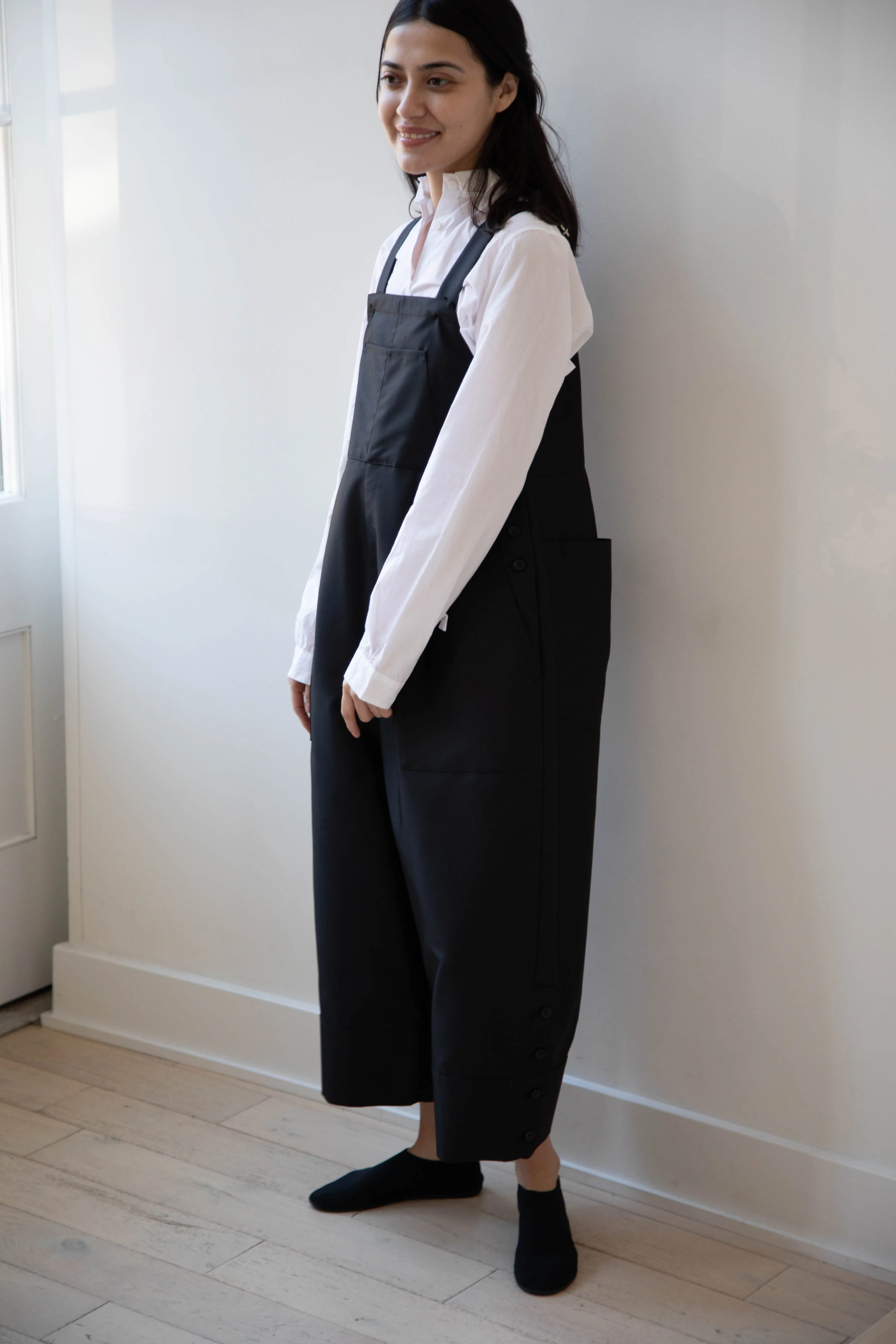 Tenne Handcrafted Modern | Egg Overalls in Black