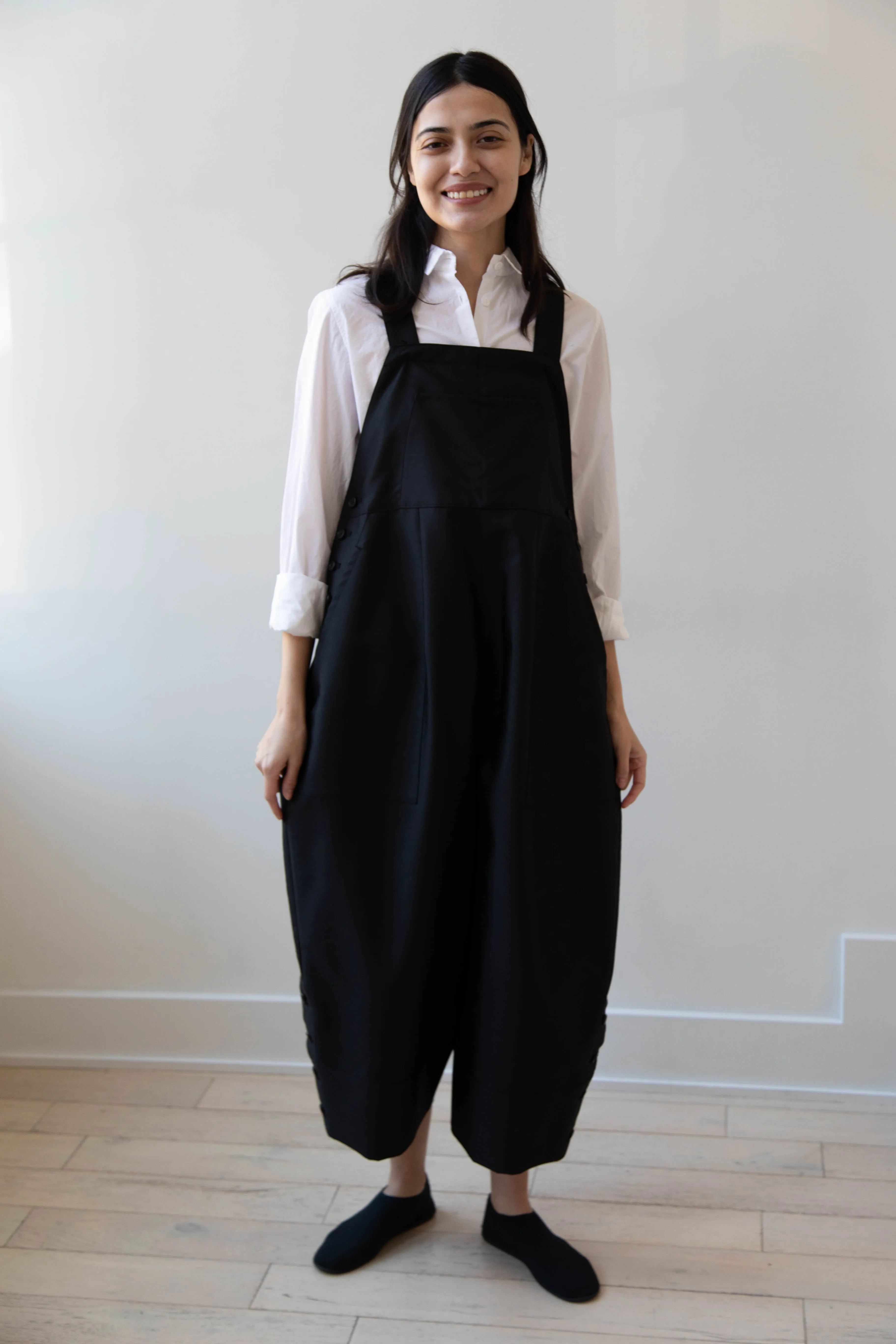 Tenne Handcrafted Modern | Egg Overalls in Black