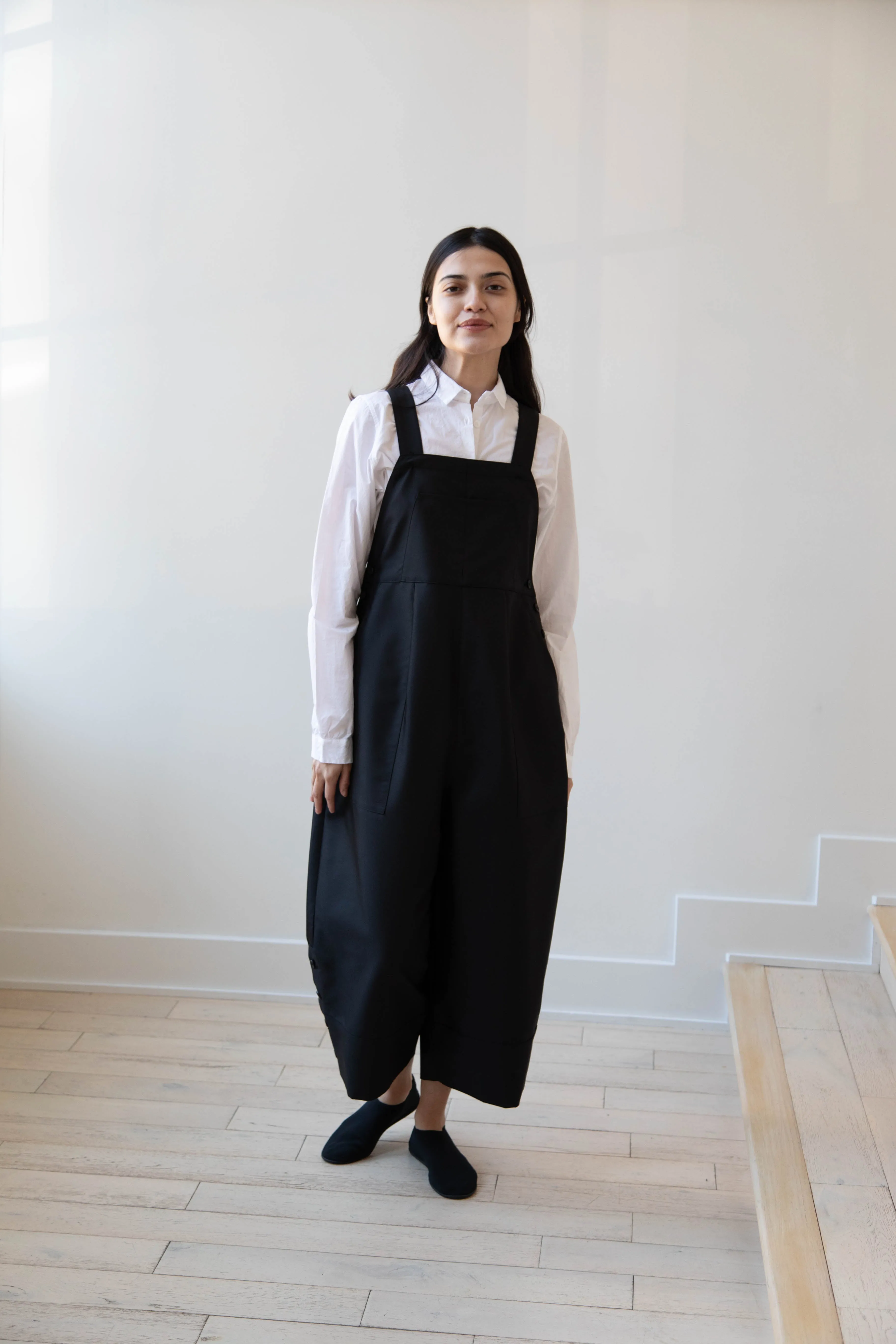 Tenne Handcrafted Modern | Egg Overalls in Black