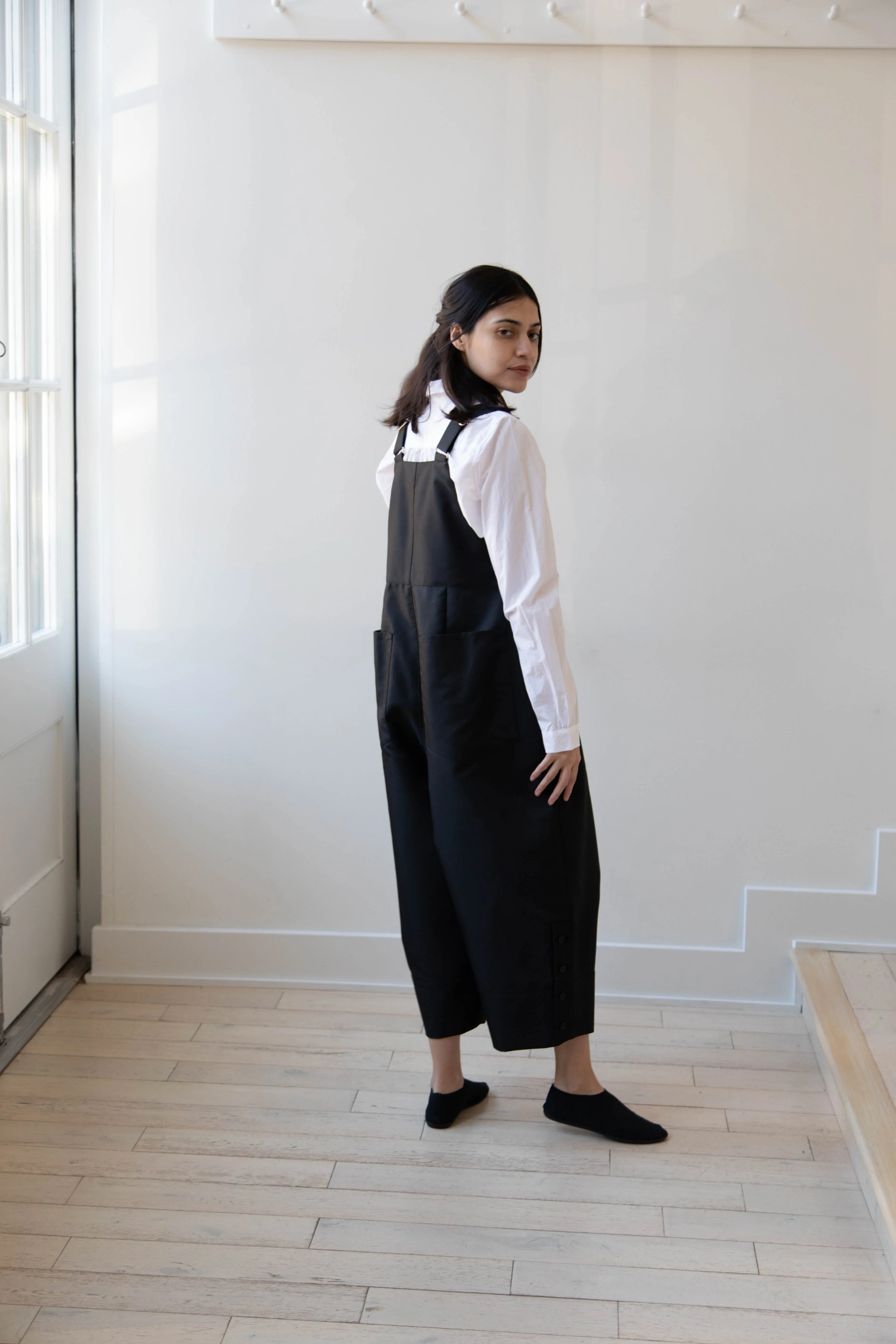 Tenne Handcrafted Modern | Egg Overalls in Black