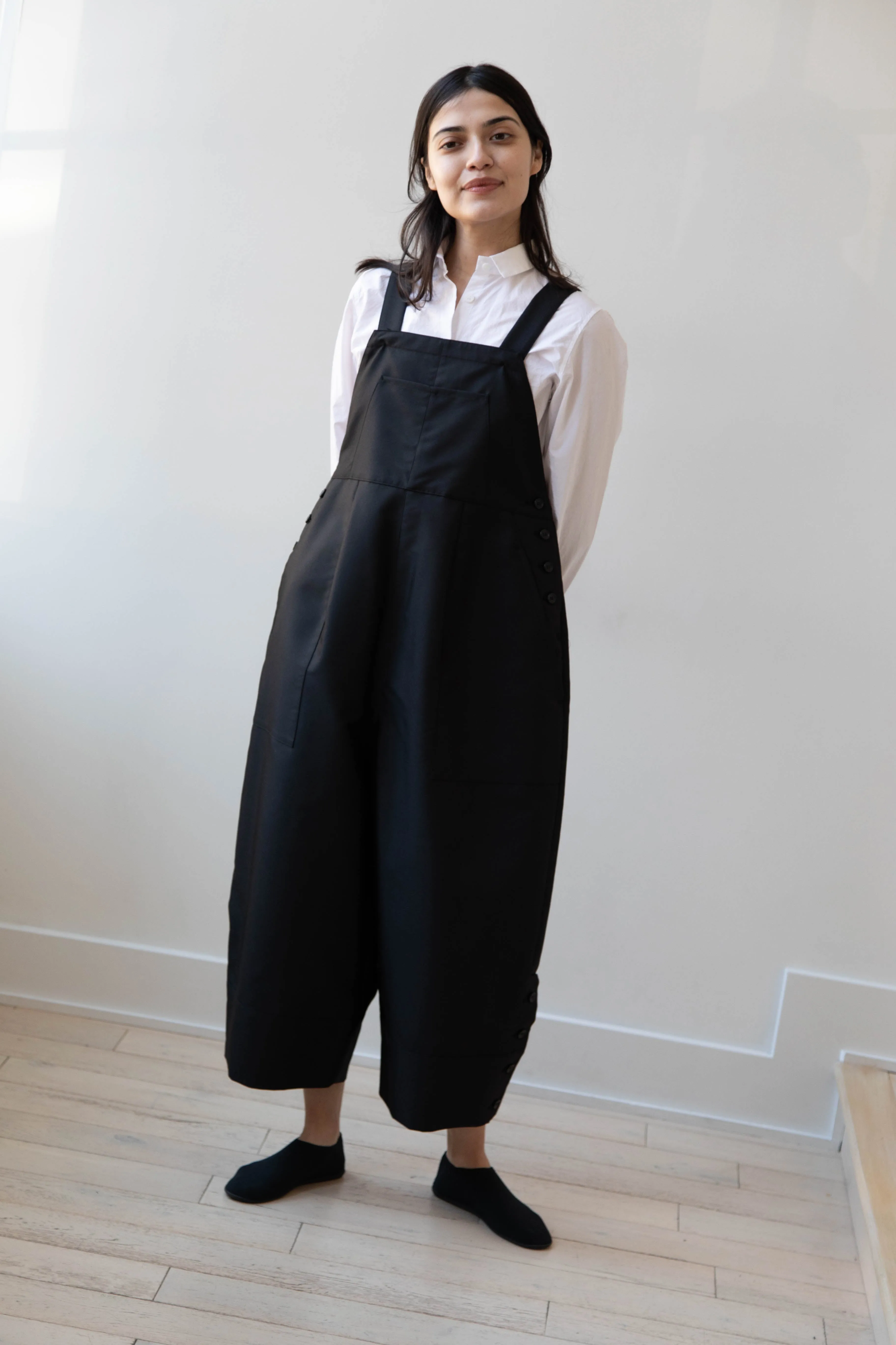 Tenne Handcrafted Modern | Egg Overalls in Black