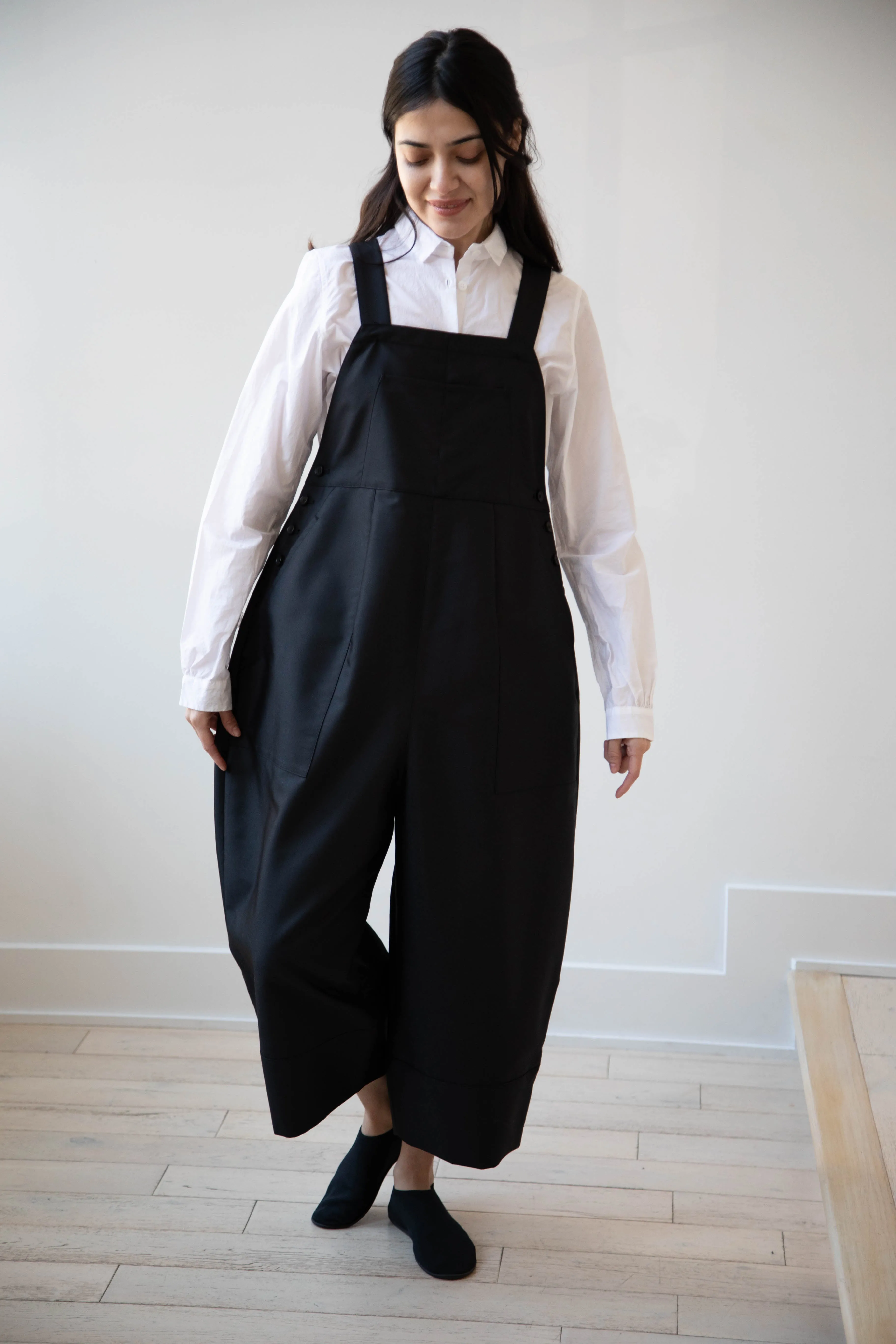 Tenne Handcrafted Modern | Egg Overalls in Black