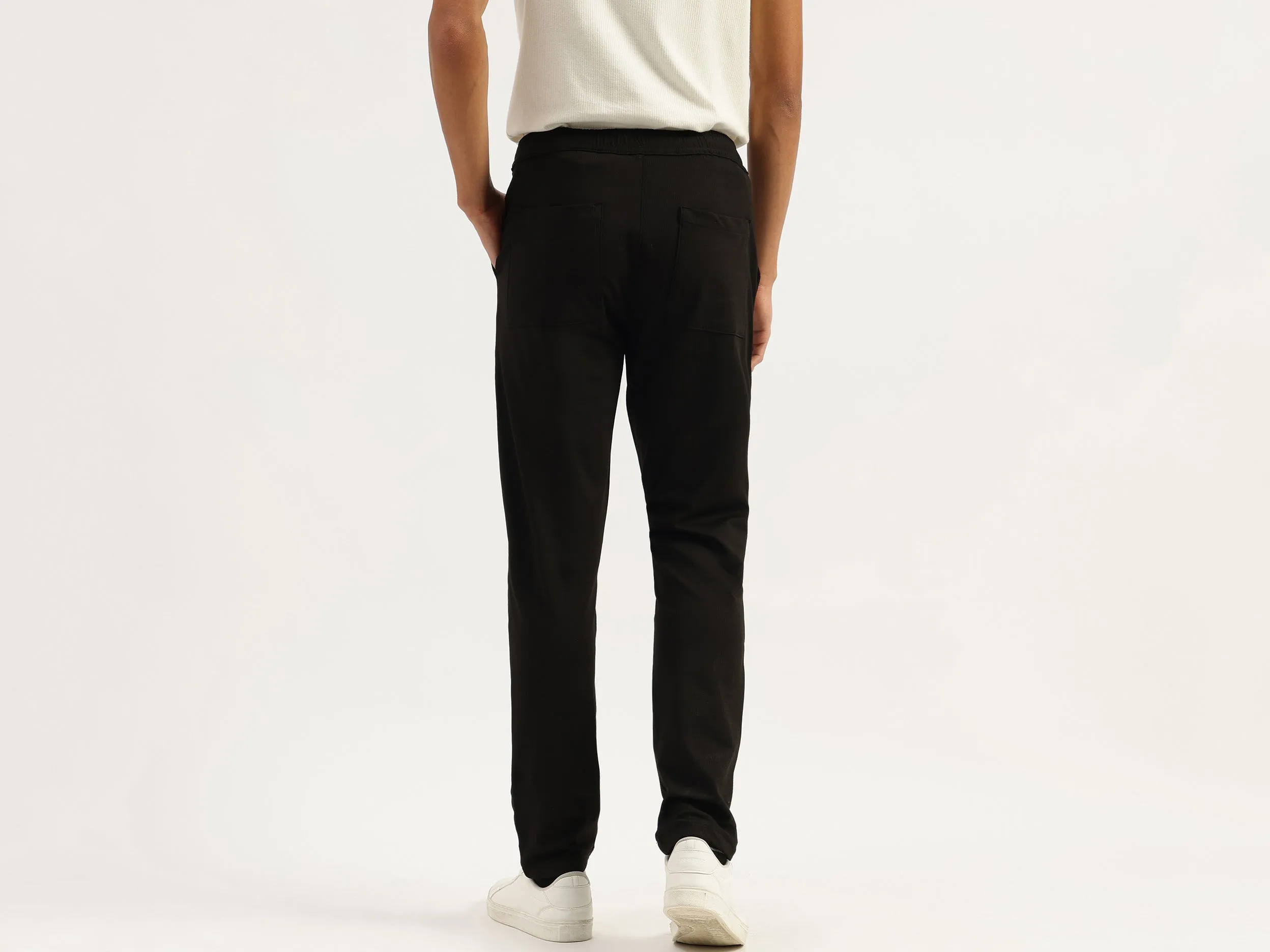 Textured Relaxed Fit Seersucker Pant