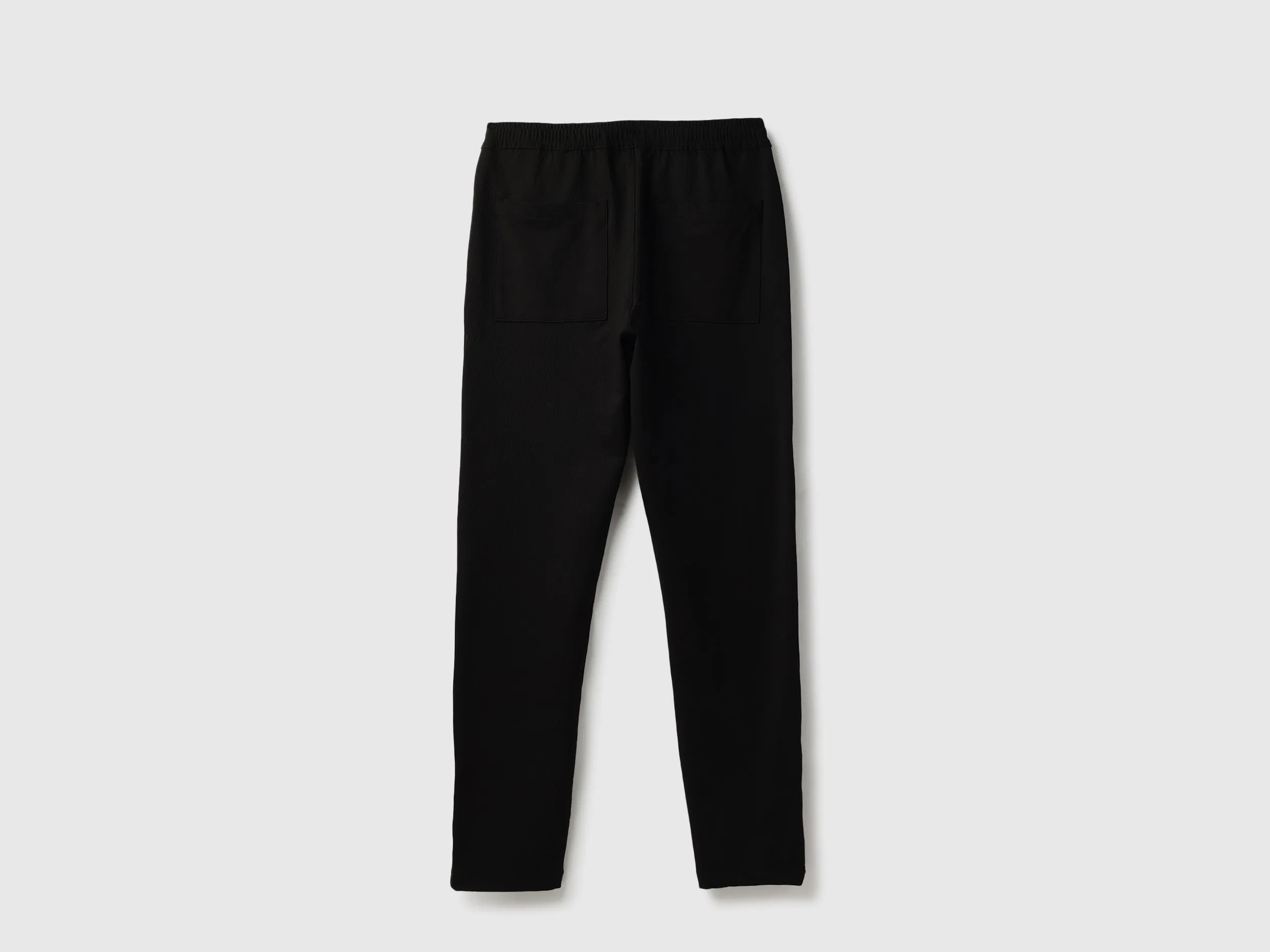 Textured Relaxed Fit Seersucker Pant
