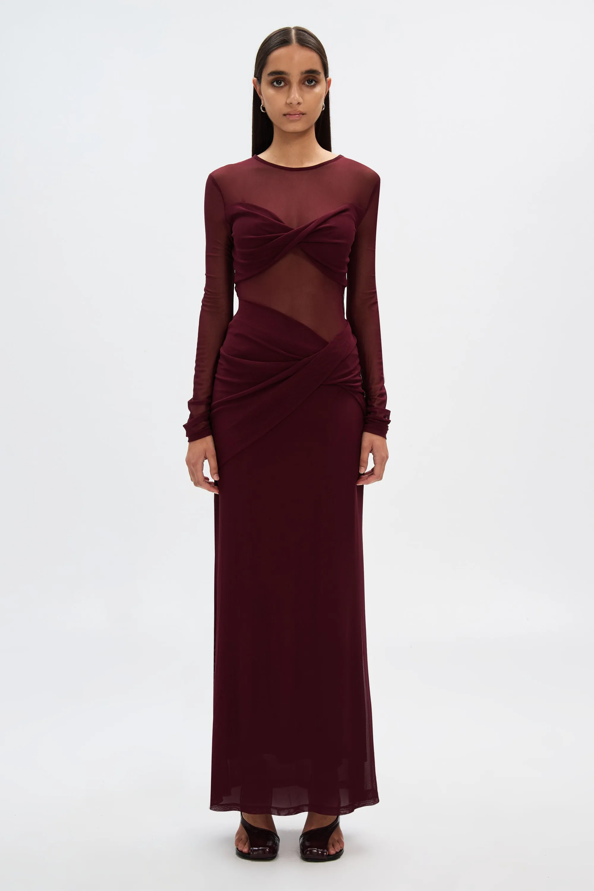 THE 'ABELIA' MESH DRESS