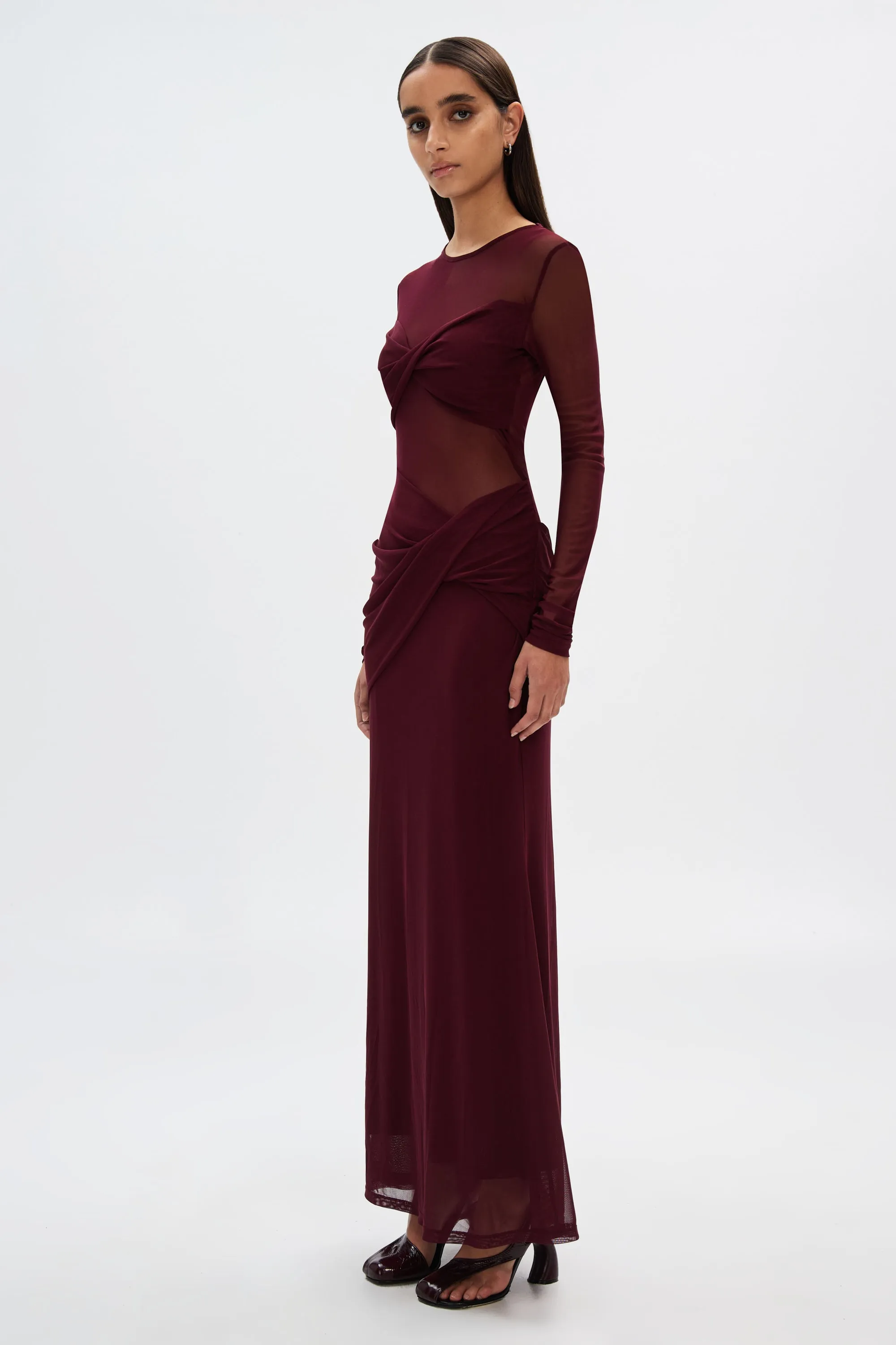 THE 'ABELIA' MESH DRESS