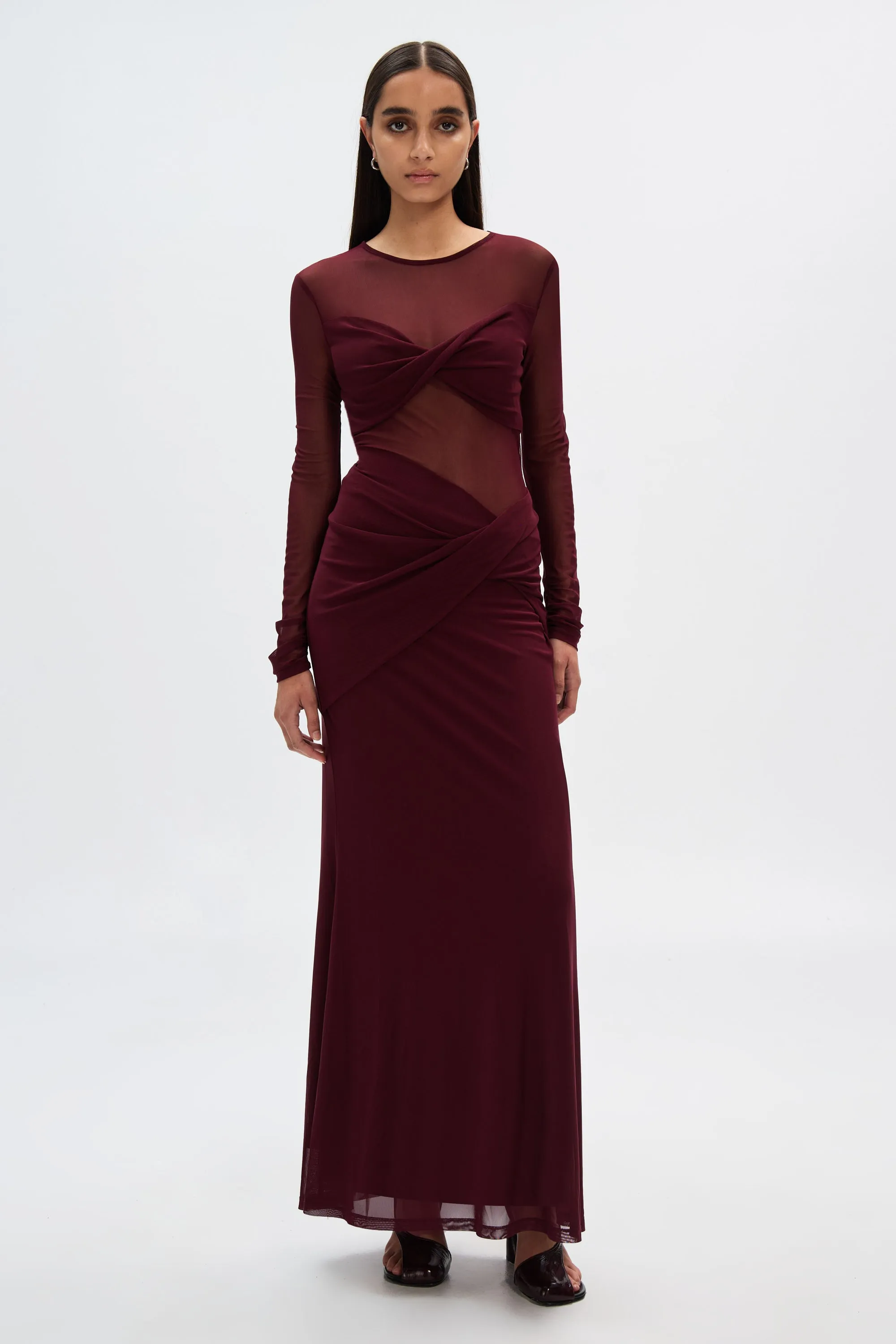 THE 'ABELIA' MESH DRESS