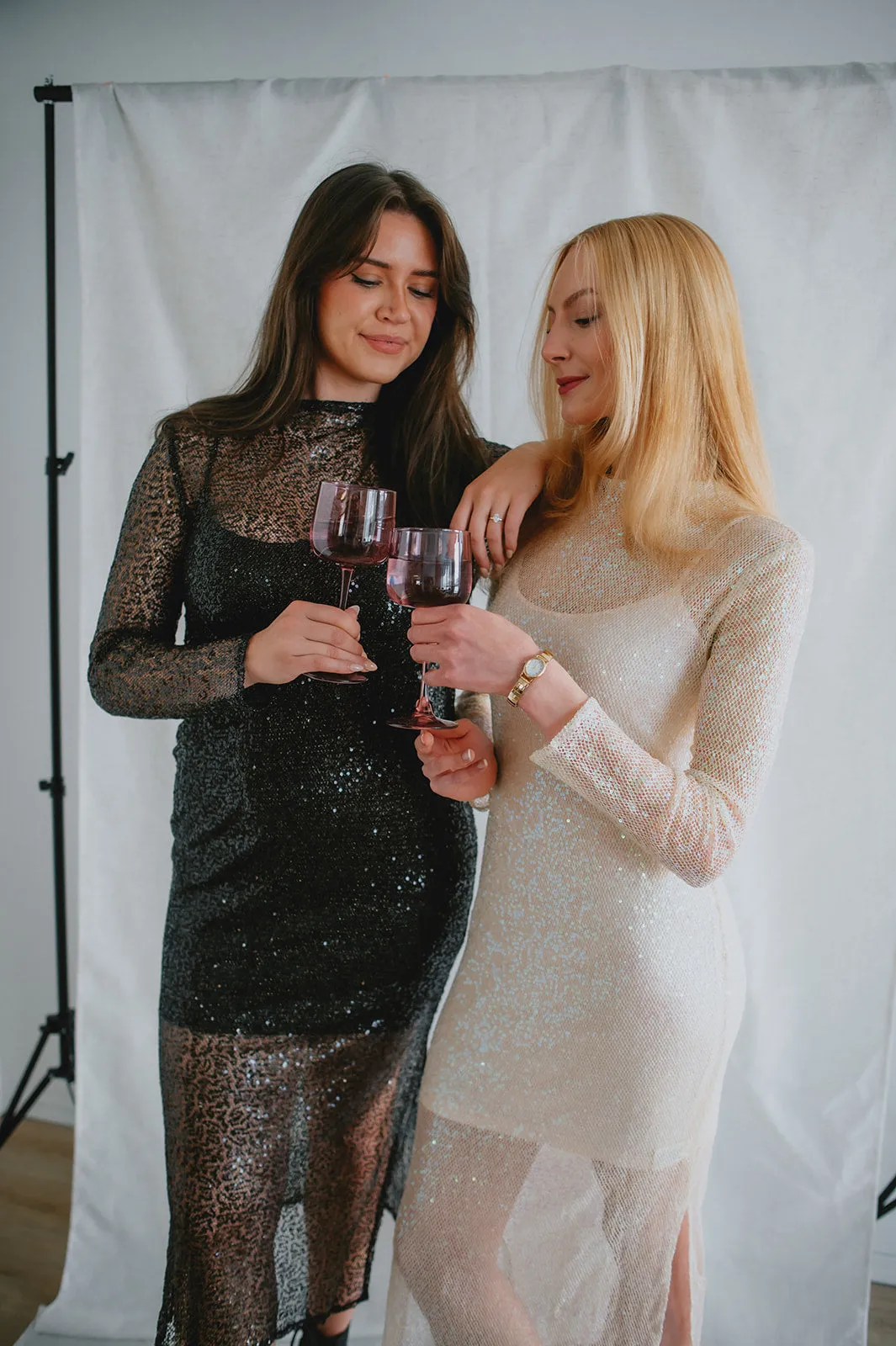 The Blakely Midi Dress - Natural