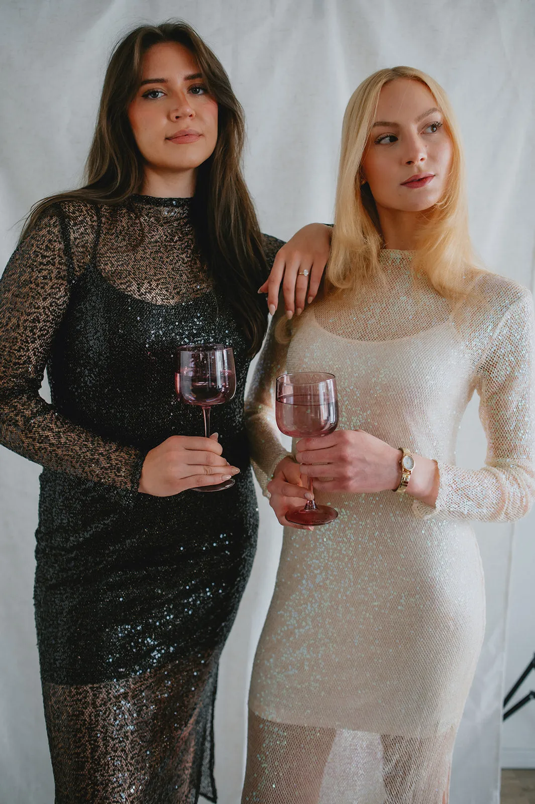 The Blakely Midi Dress - Natural