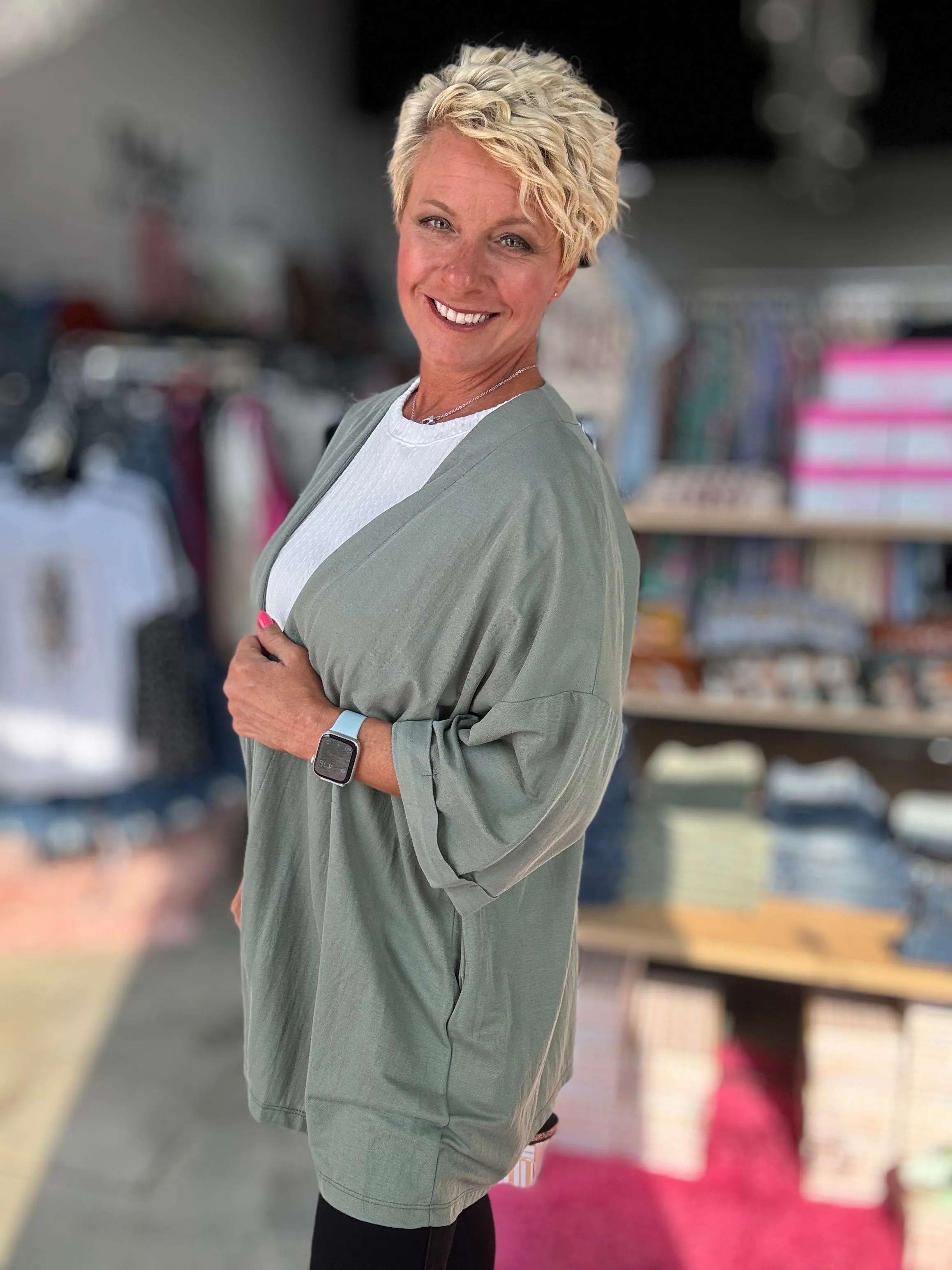 The Gaby Short Kimono
