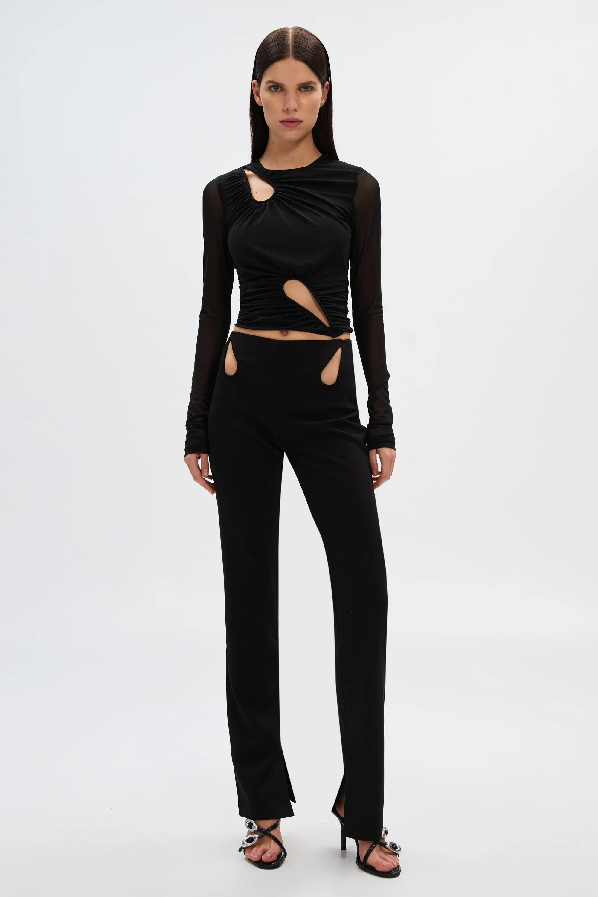 THE 'KALLIE' MESH TOP