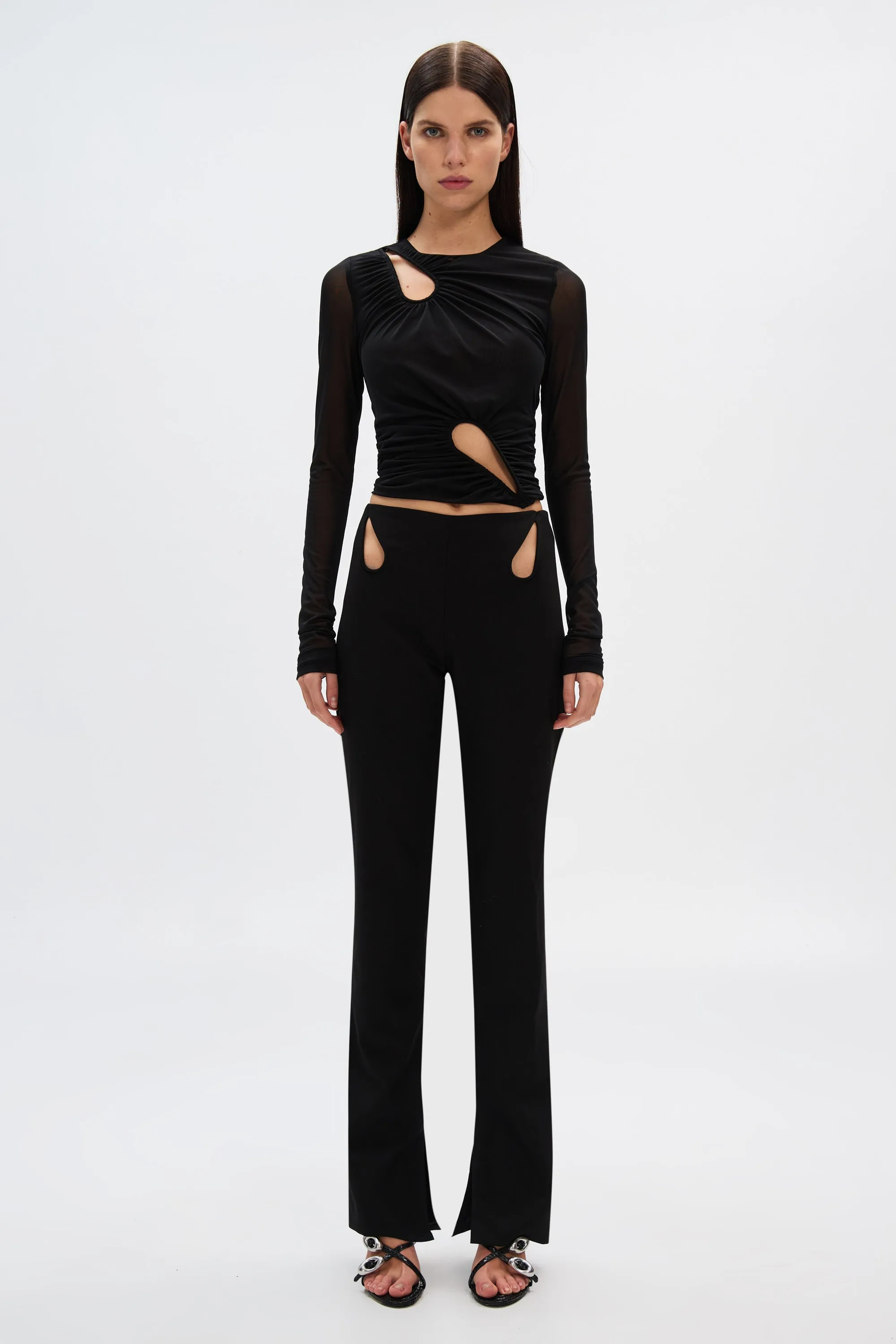 THE 'KALLIE' MESH TOP