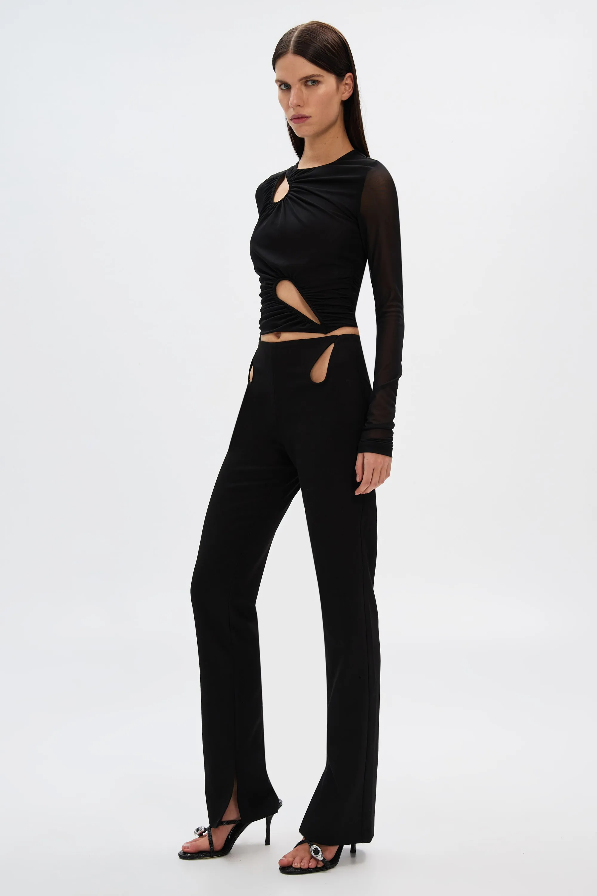 THE 'KALLIE' MESH TOP